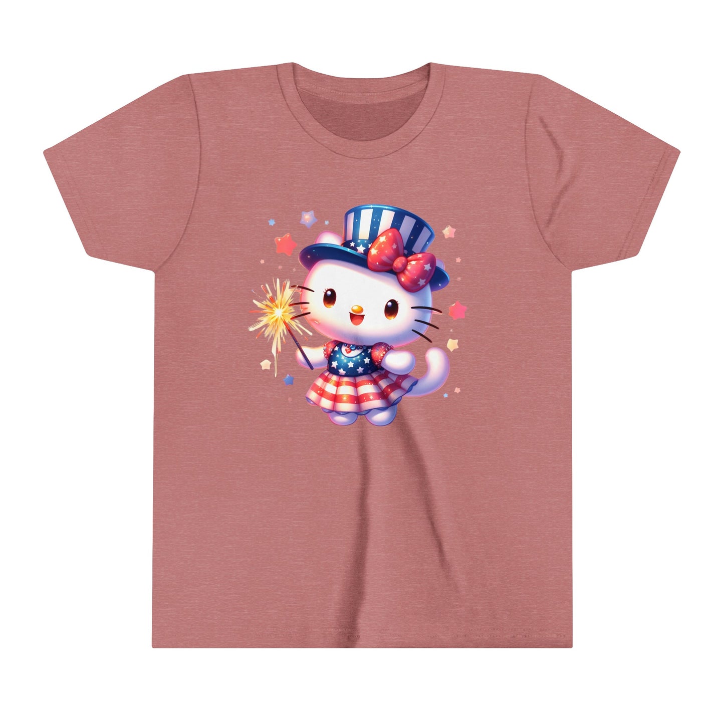 Sparkler Hello Kitty Youth Short Sleeve Tee