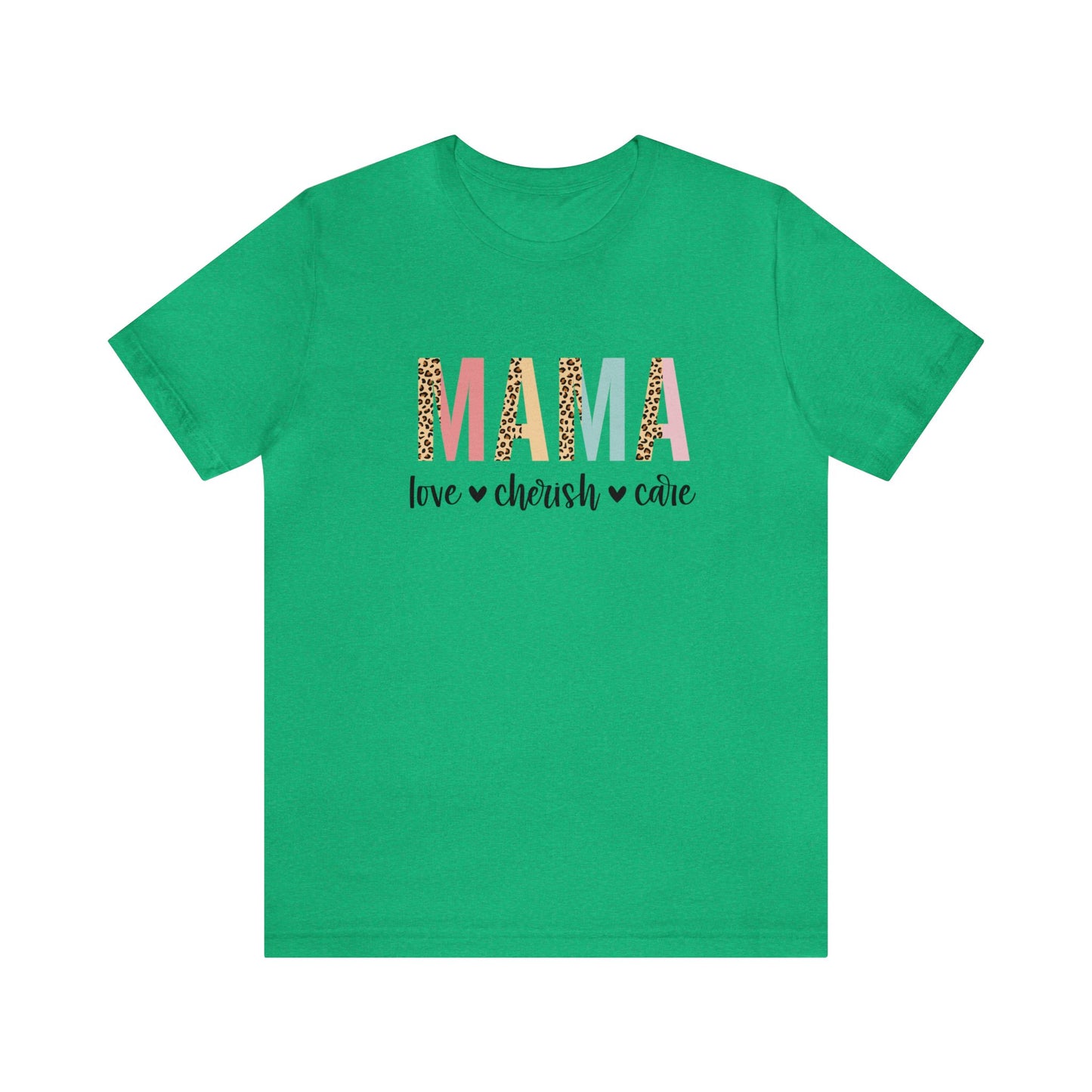 MAMA Leopard print short sleeve tshirt