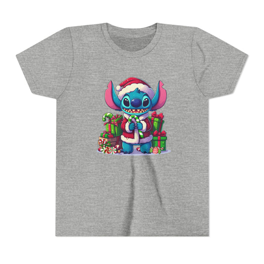 Christmas-Stitch Youth Short Sleeve Tee