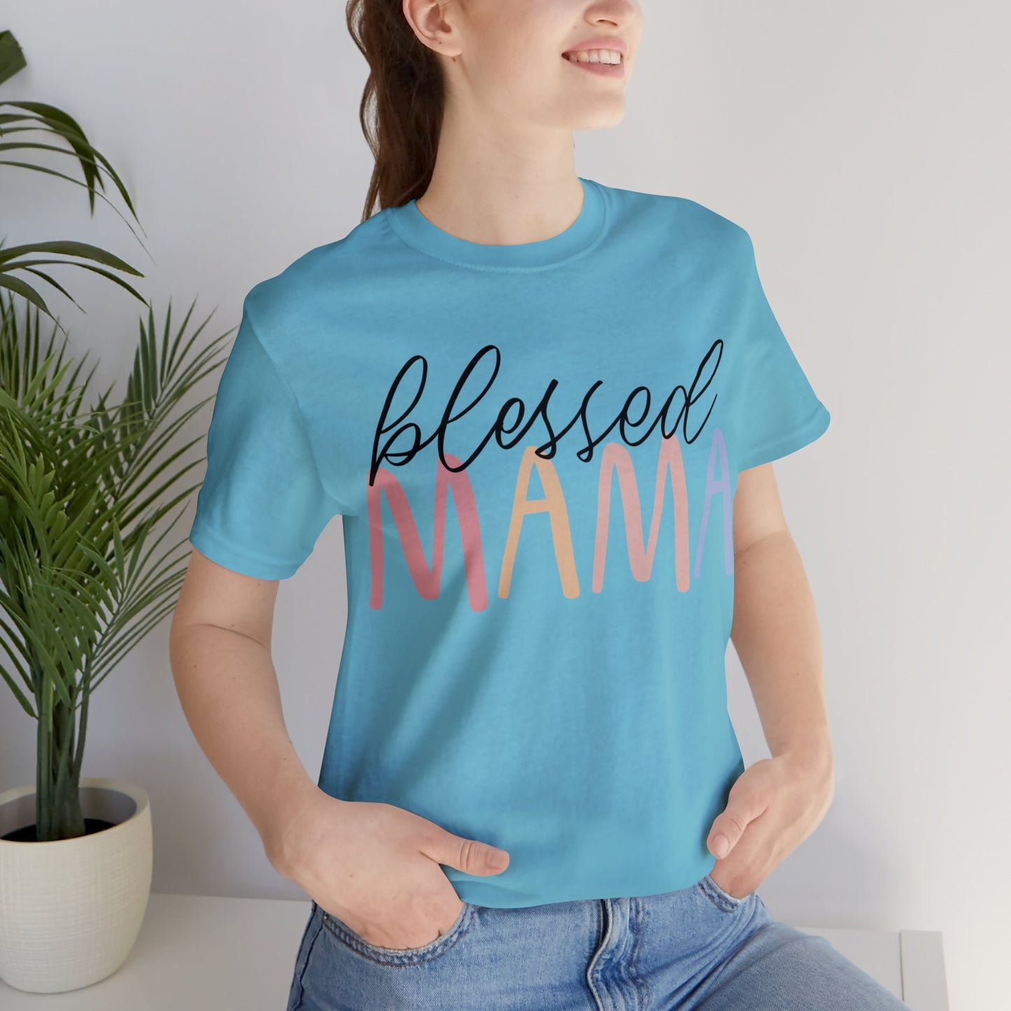 Blessed Mama short sleeve tshirt