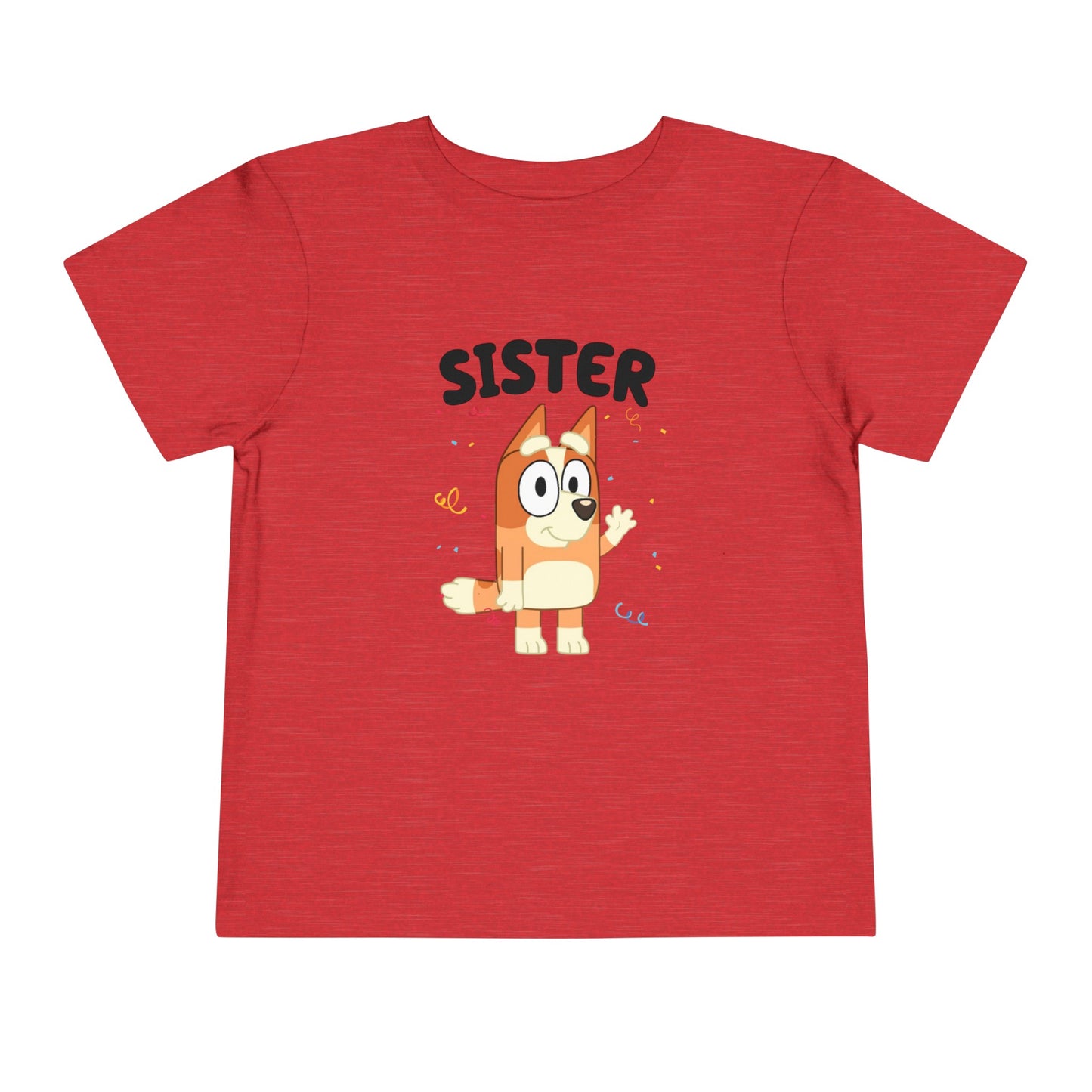 Sister Birthday Toddler Short Sleeve Tee