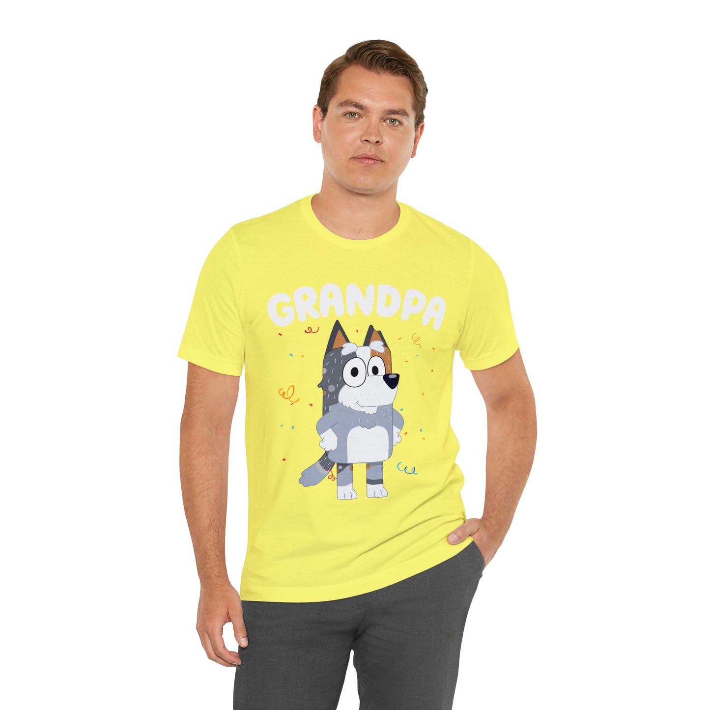Grandpa Bluey Birthday Short sleeve Tshirt