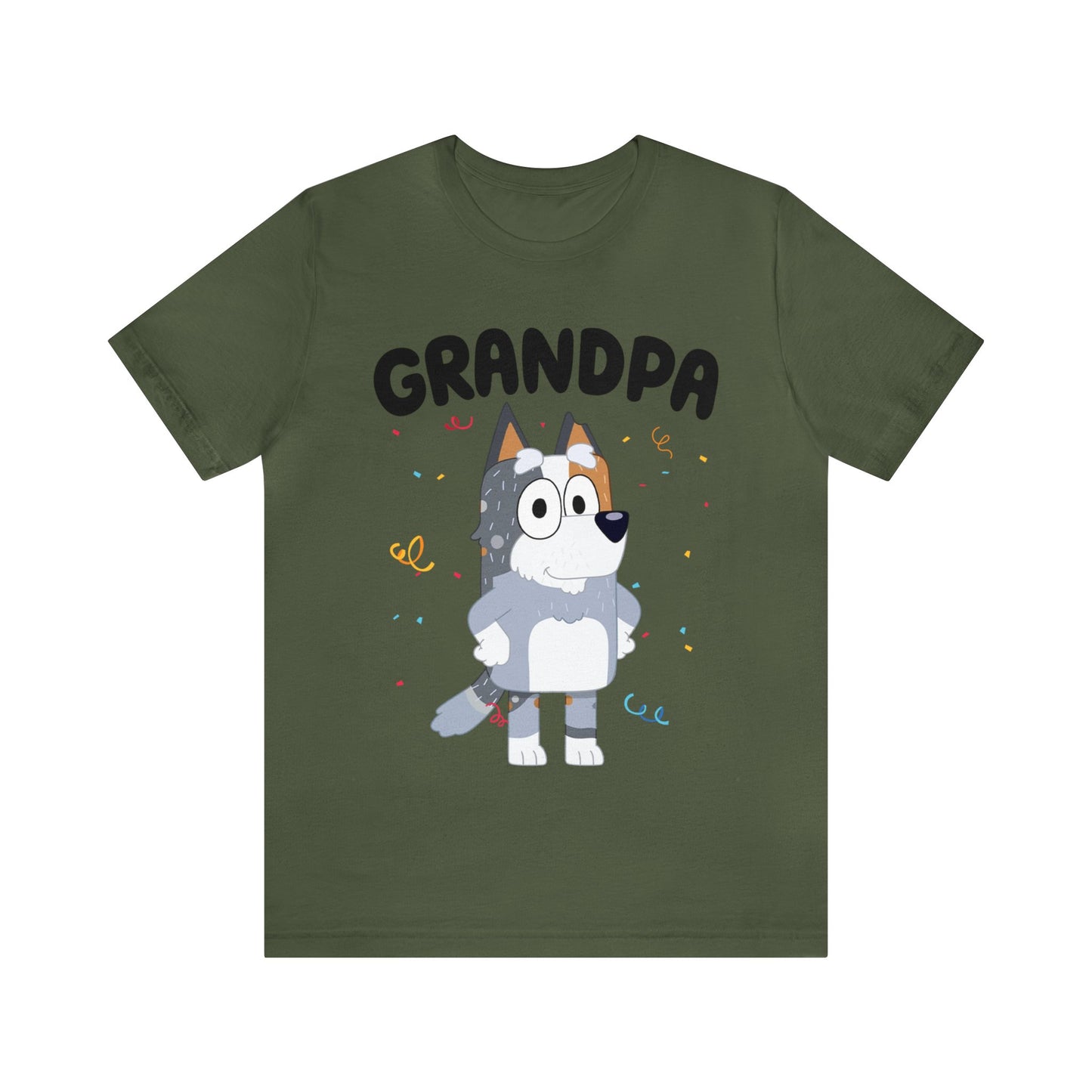 Grandpa Bluey Birthday Short sleeve Tshirt