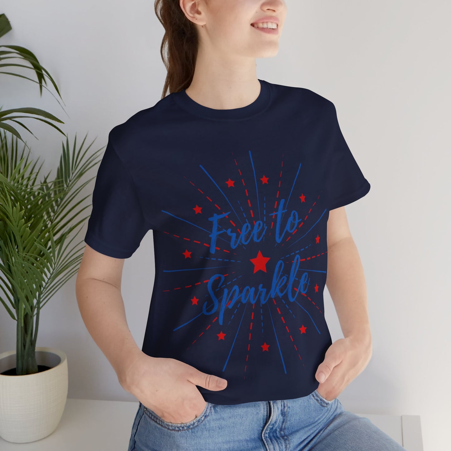 Free to Sparkle Jersey Short Sleeve Tee