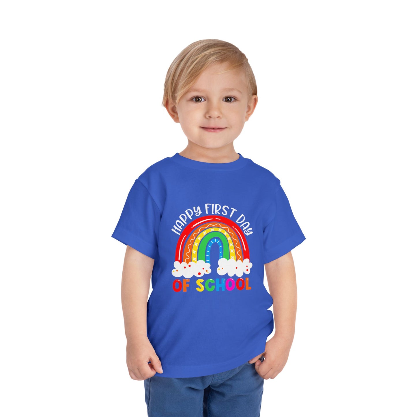 Happy First Day of School Toddler Short Sleeve Tee