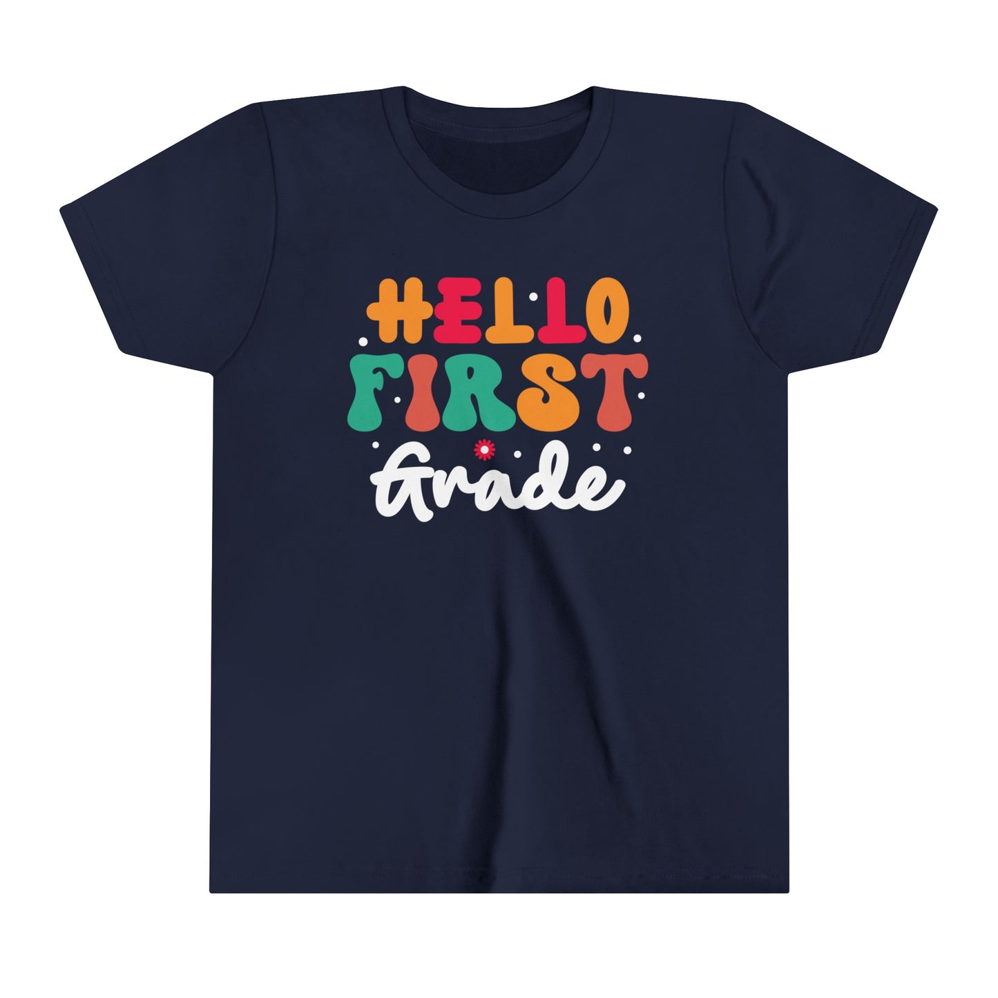 Hello First Grade Youth Short Sleeve Tee
