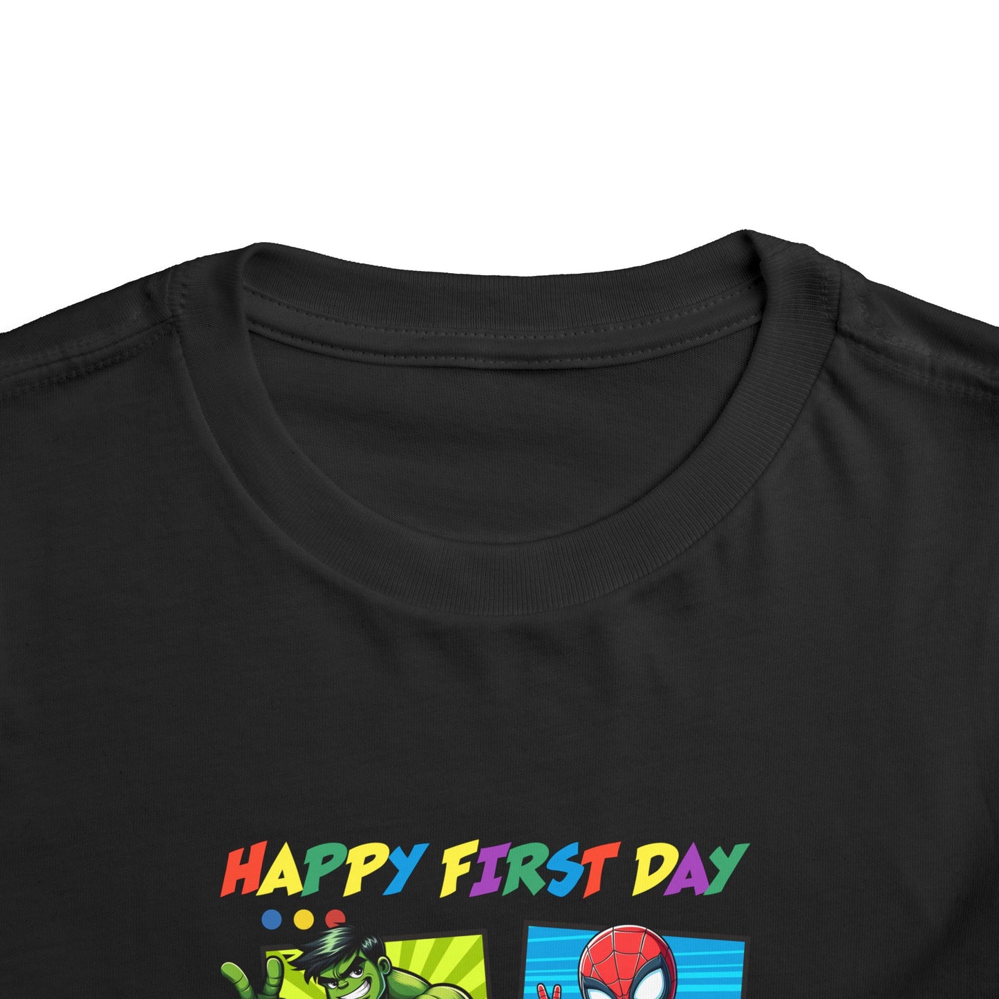 Happy First Day of School Toddler Short Sleeve Tee
