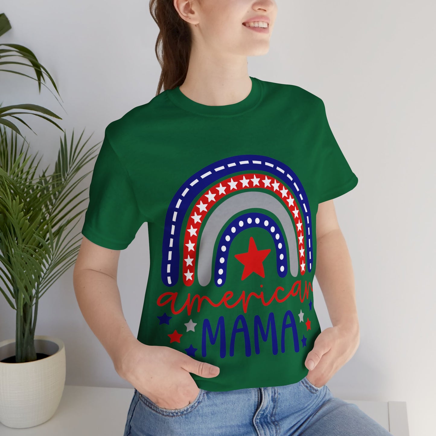 American Mama Jersey Short Sleeve Tee