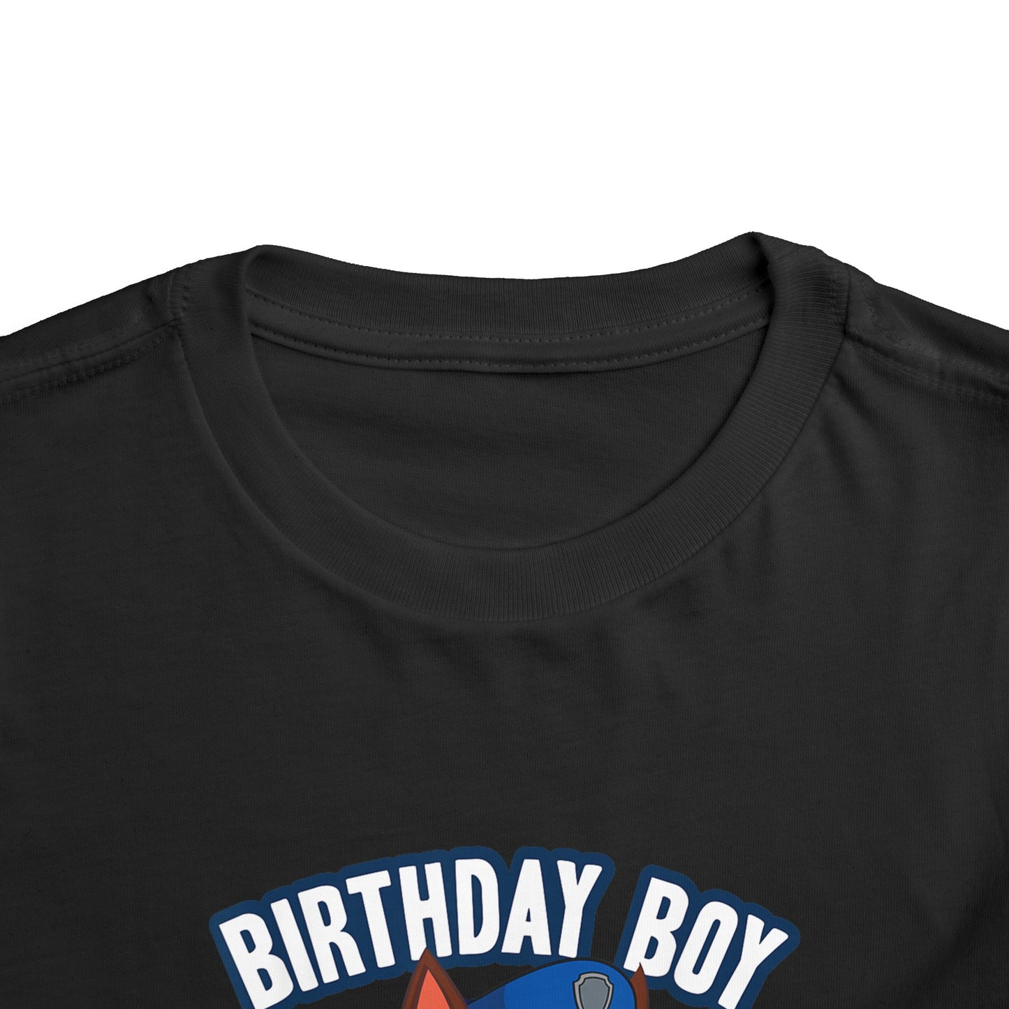 Paw Patrol Chase Birthday Boy Toddler Short Sleeve Tee
