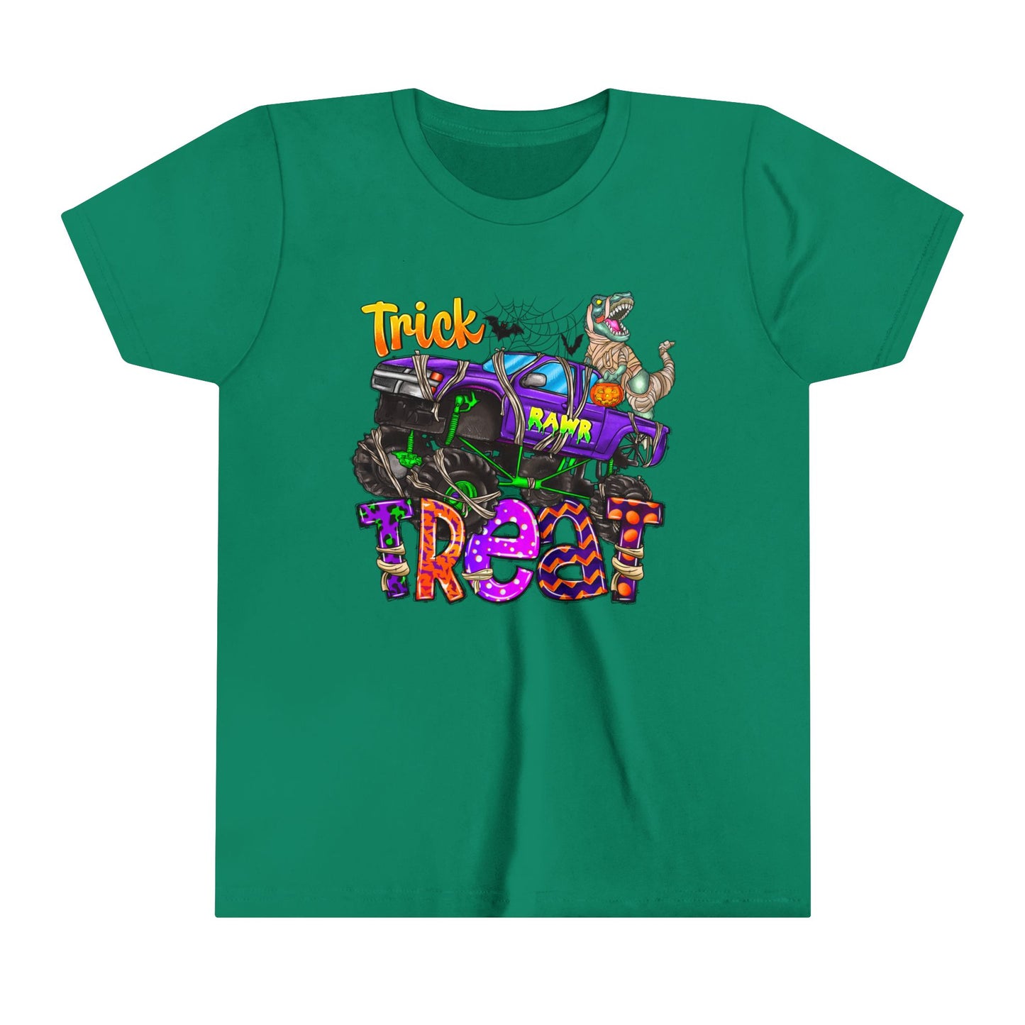 Trick RAWR Treat Youth Short Sleeve Tee