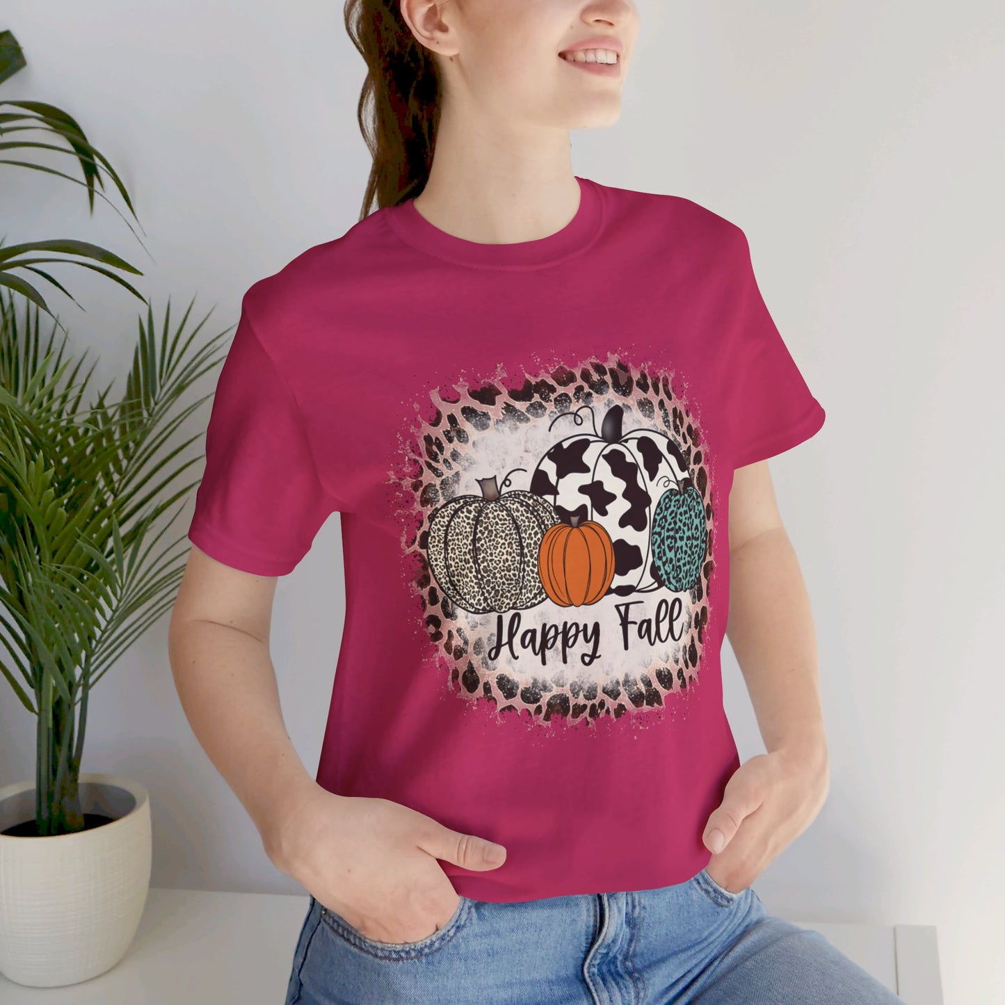 Happy Fall Jersey Short Sleeve Tee