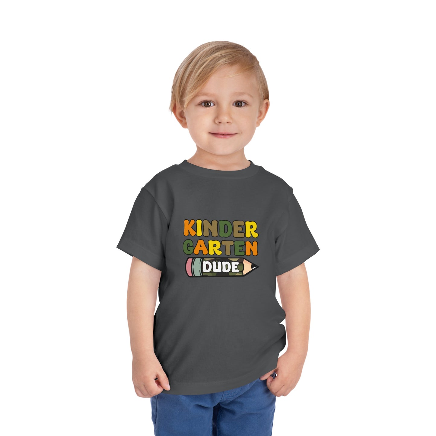 Kindergarten Dude Toddler Short Sleeve Tee