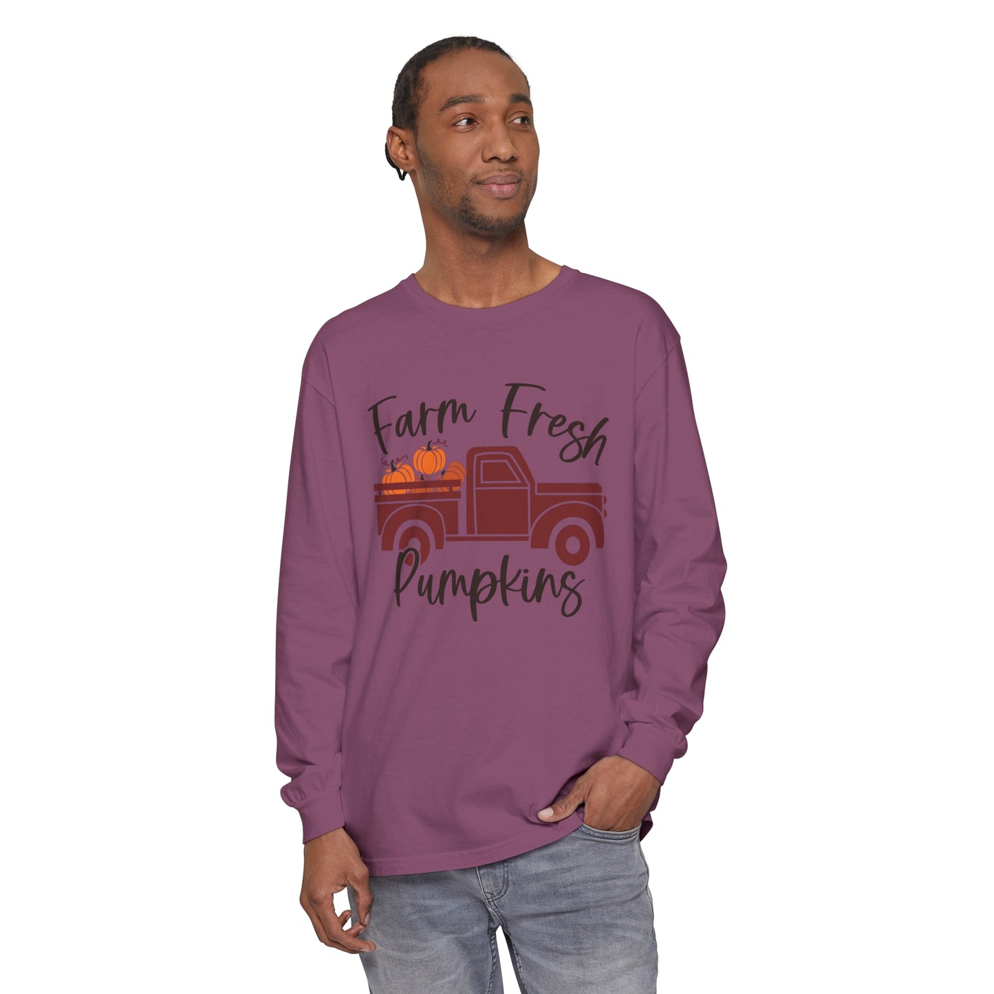 Farm Fresh Pumpkins Long Sleeve T-Shirt