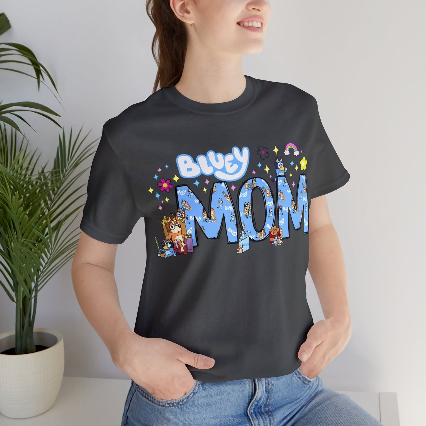 BLUEY MOM AFFIRMATIONS short sleeve tshirt