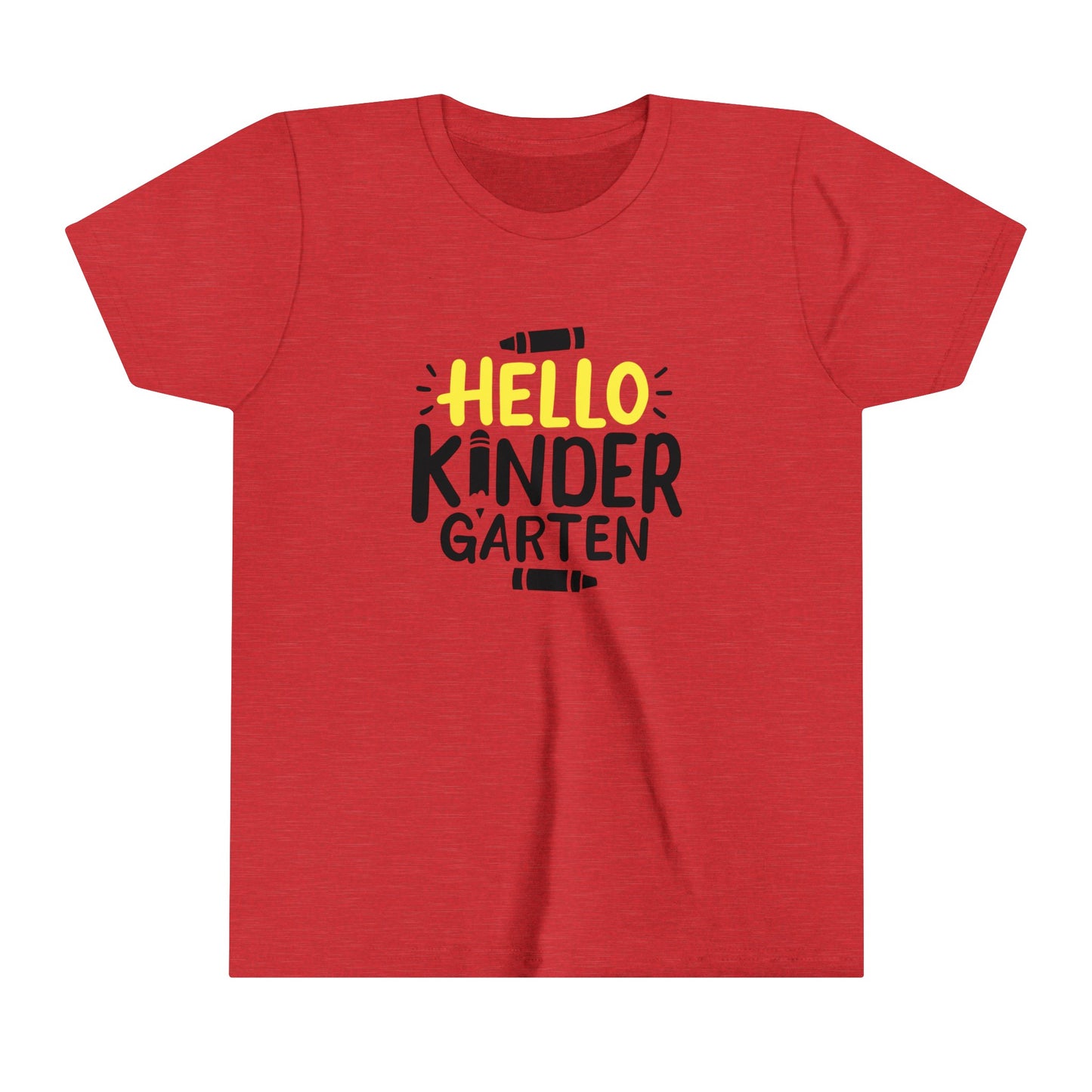 Hello Kindergarten Youth Short Sleeve Tee