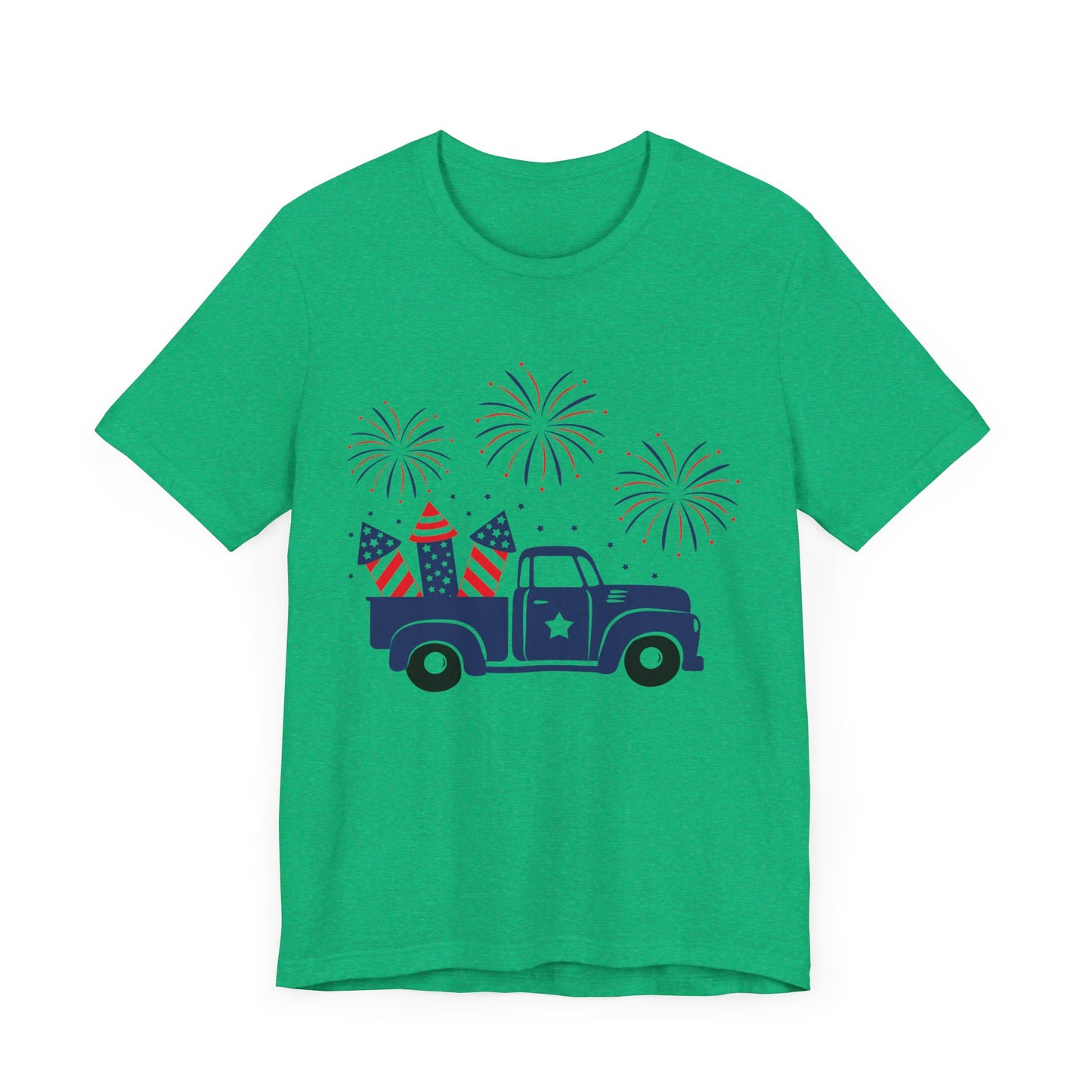 Truck & Fireworks Jersey Short Sleeve Tee