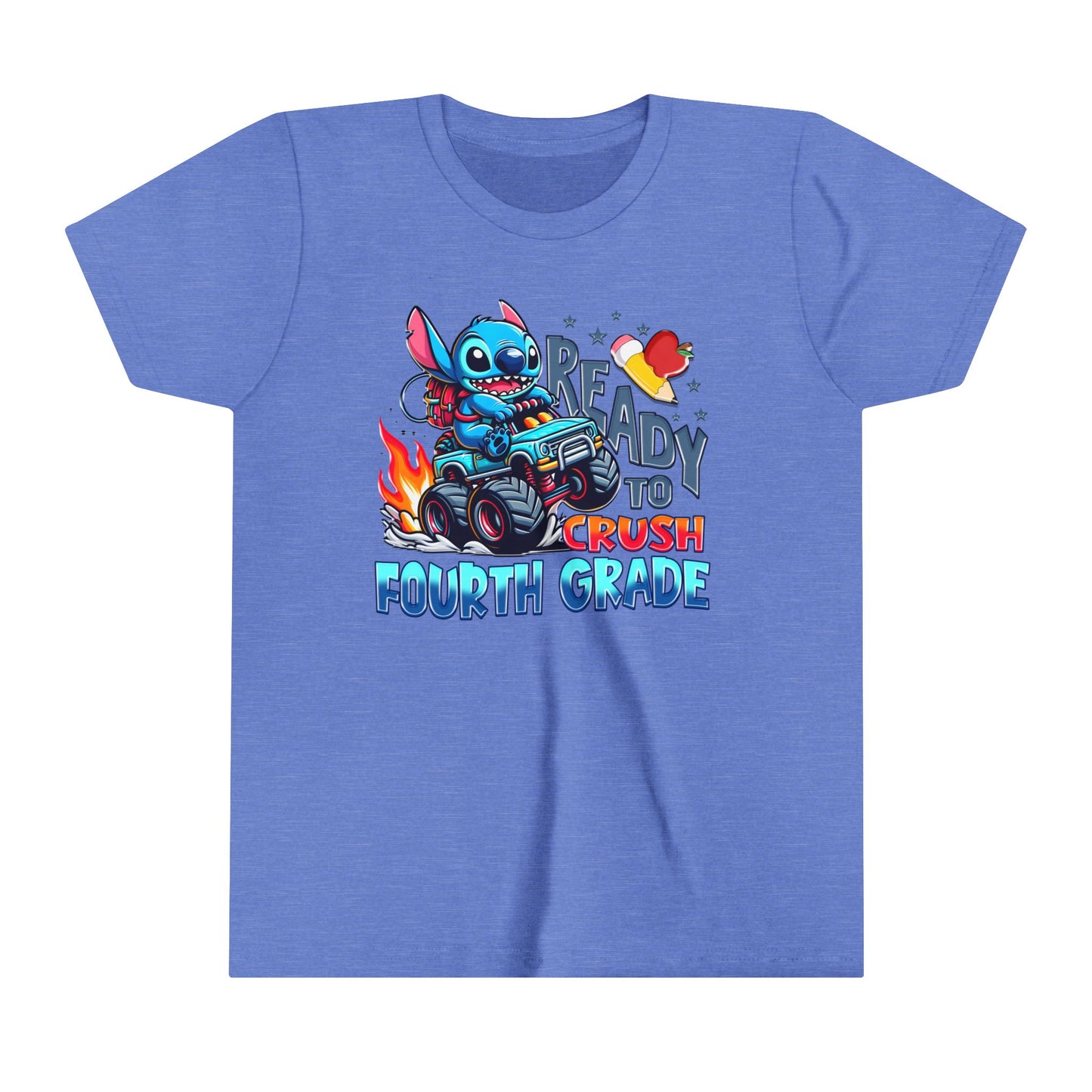 Ready to Crush Fourth Grade Youth Short Sleeve Tee
