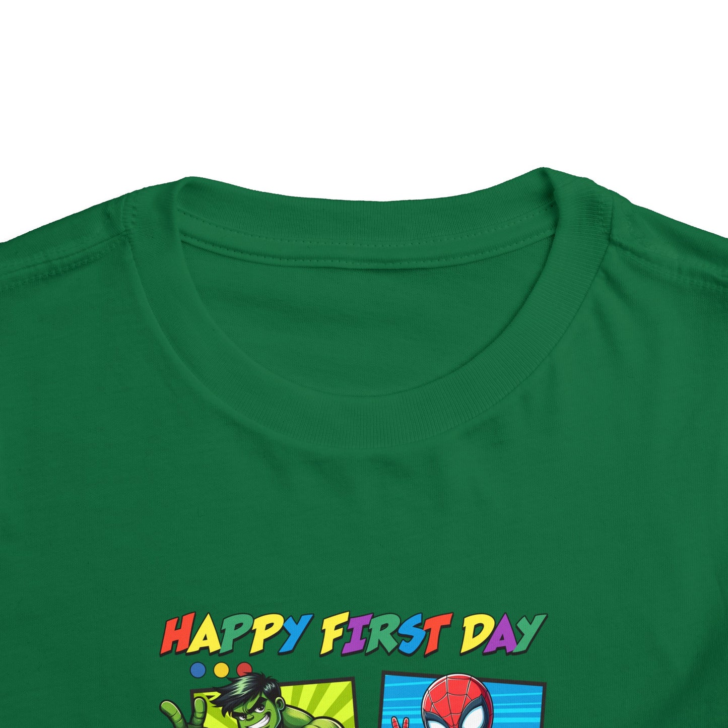 Happy First Day of School Toddler Short Sleeve Tee