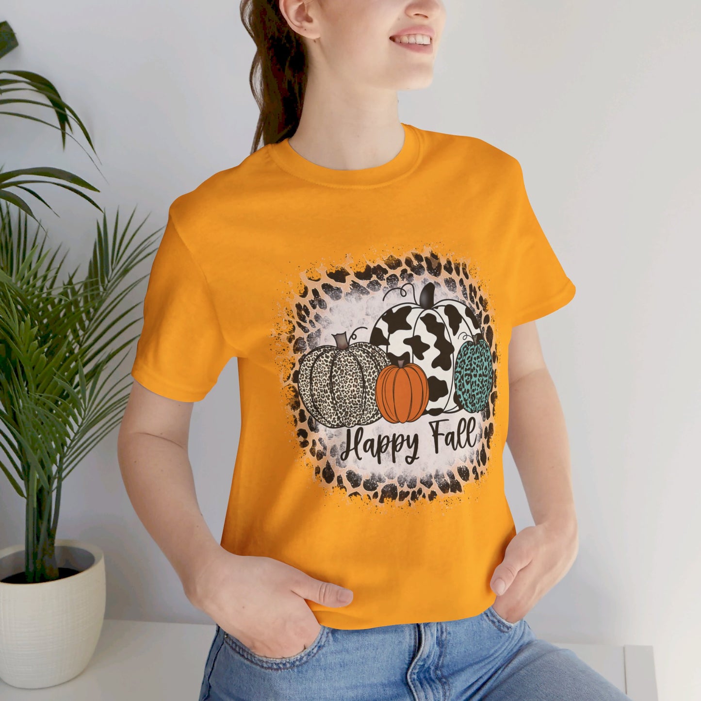 Happy Fall Jersey Short Sleeve Tee