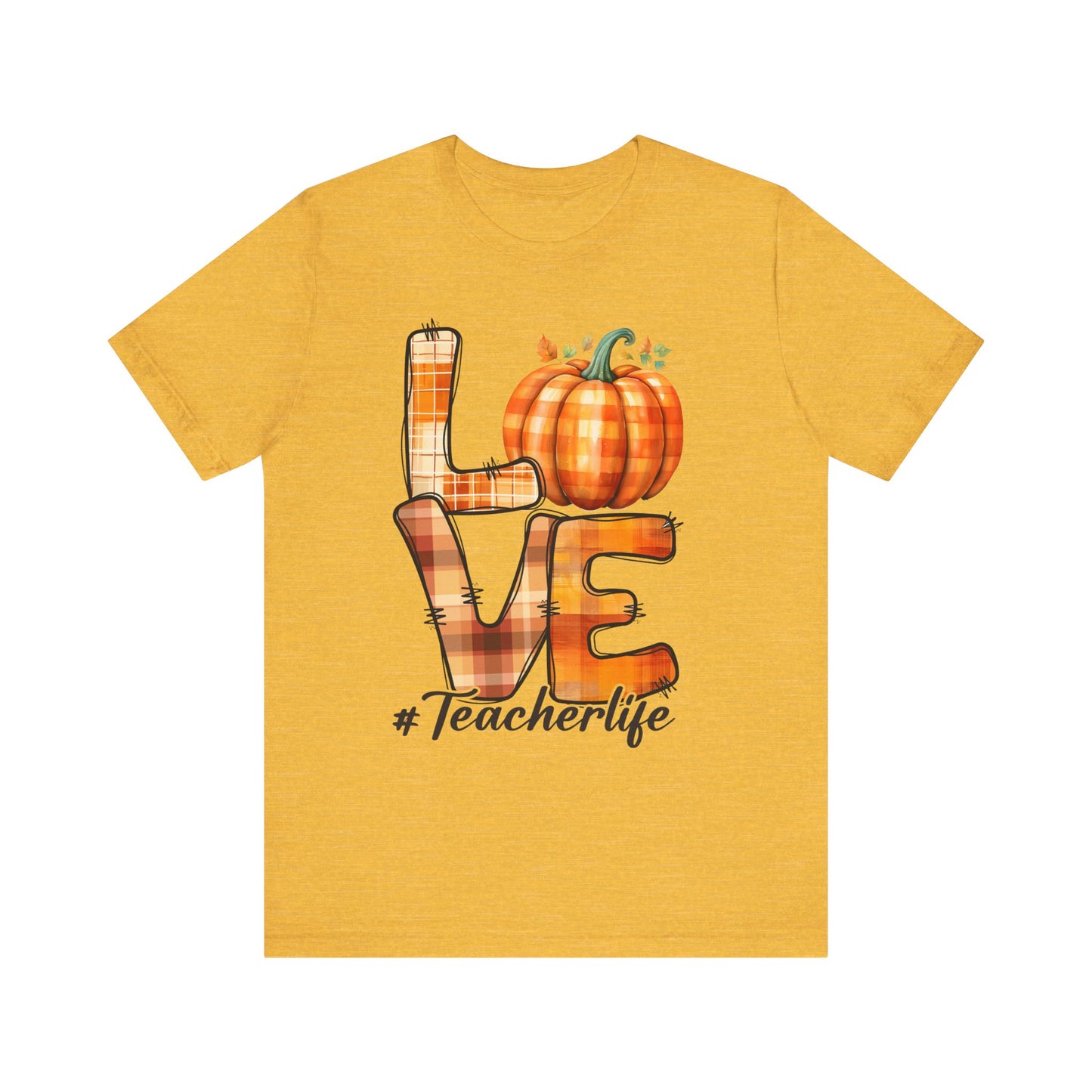 LOVE Teacher Life Jersey Short Sleeve Tee