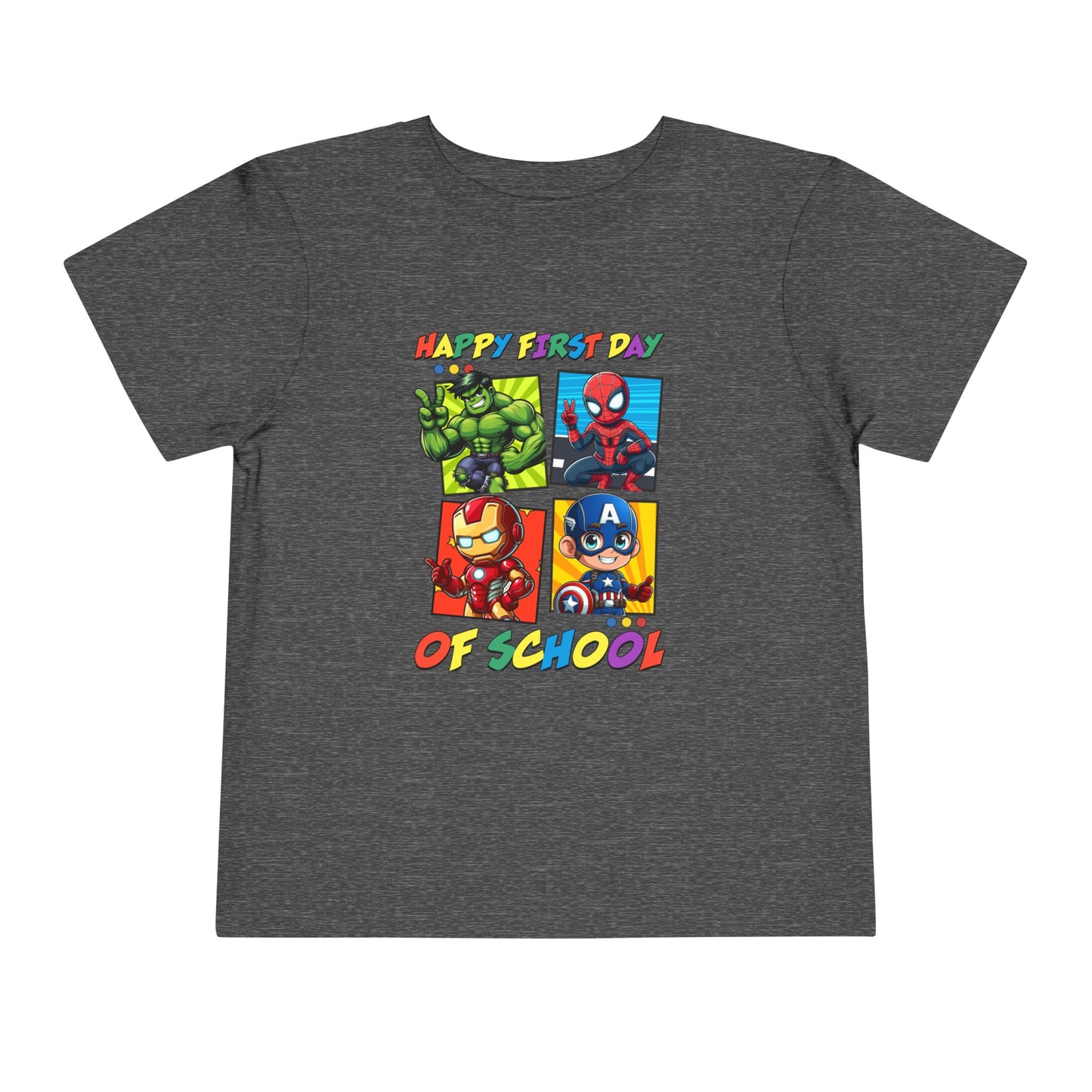 Happy First Day of School Toddler Short Sleeve Tee