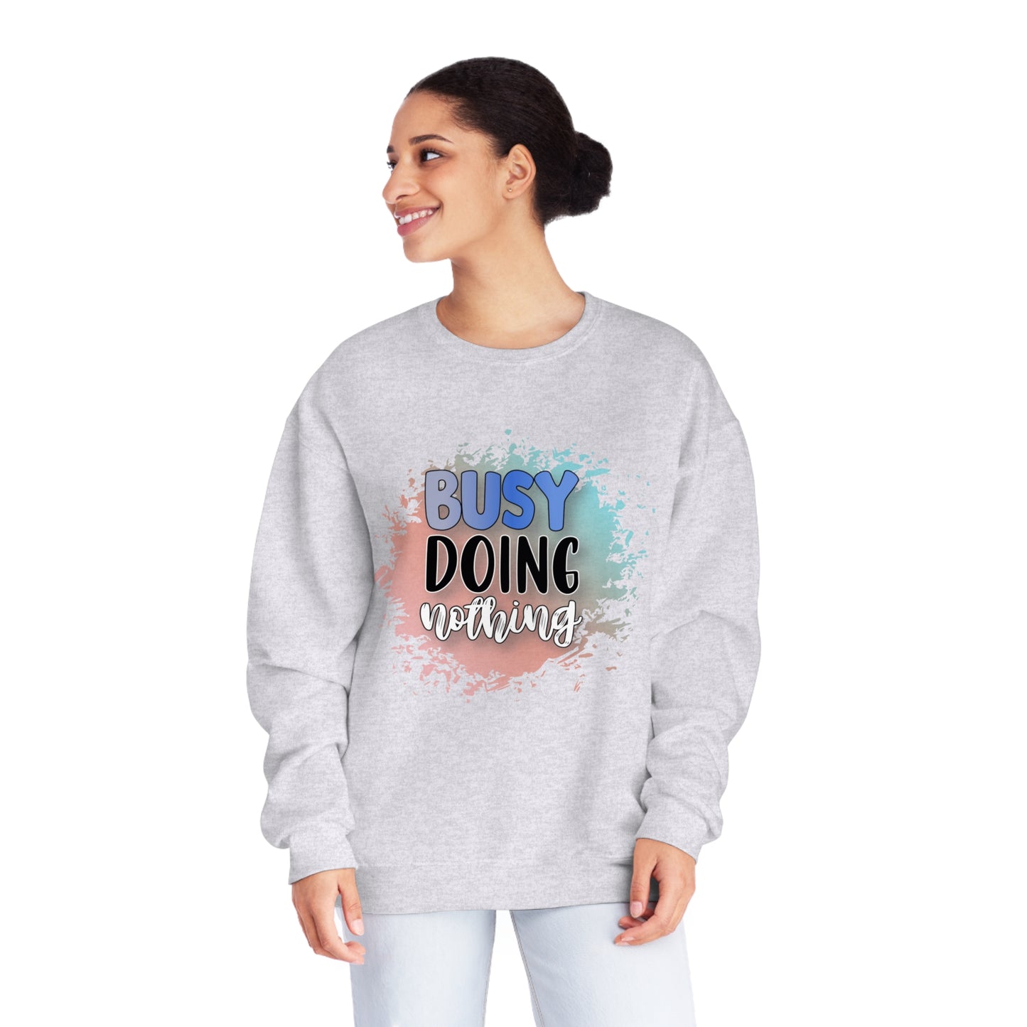 Busy Doing Nothing Crewneck Sweatshirt