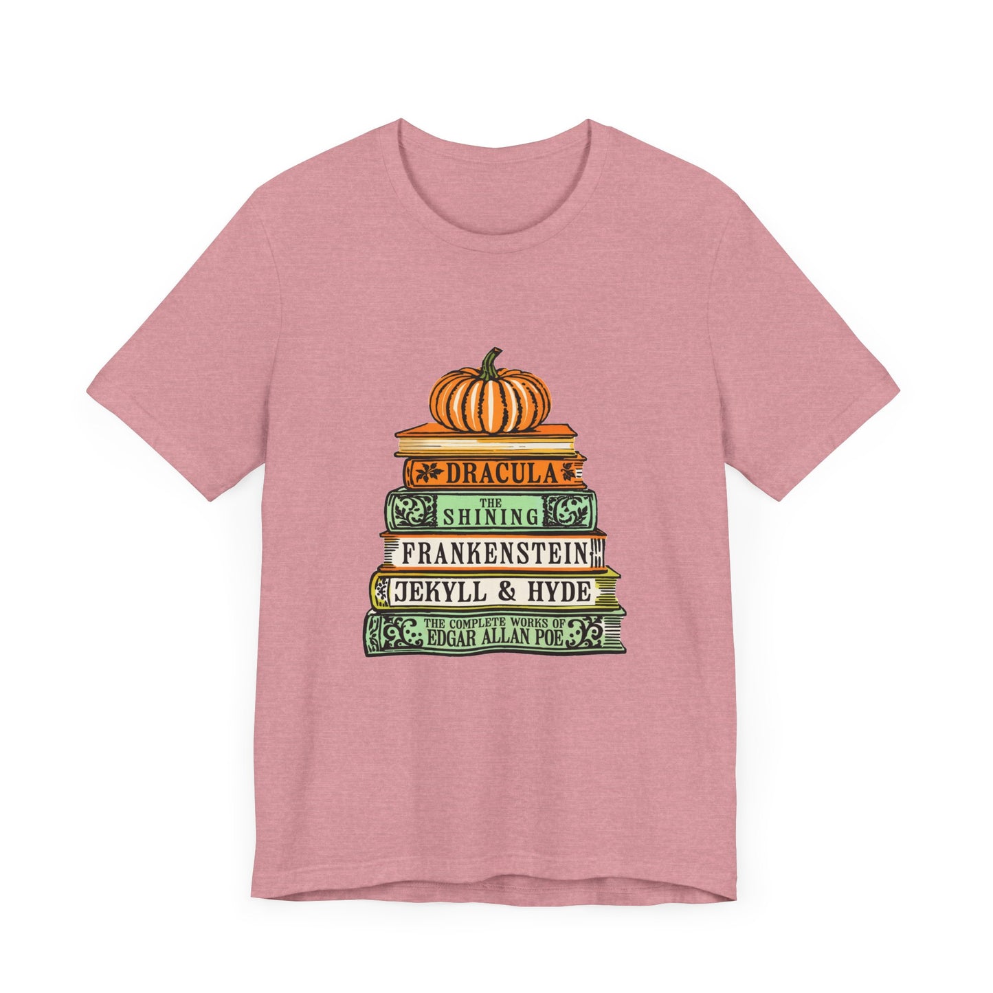 Horror Books Jersey Short Sleeve Tee