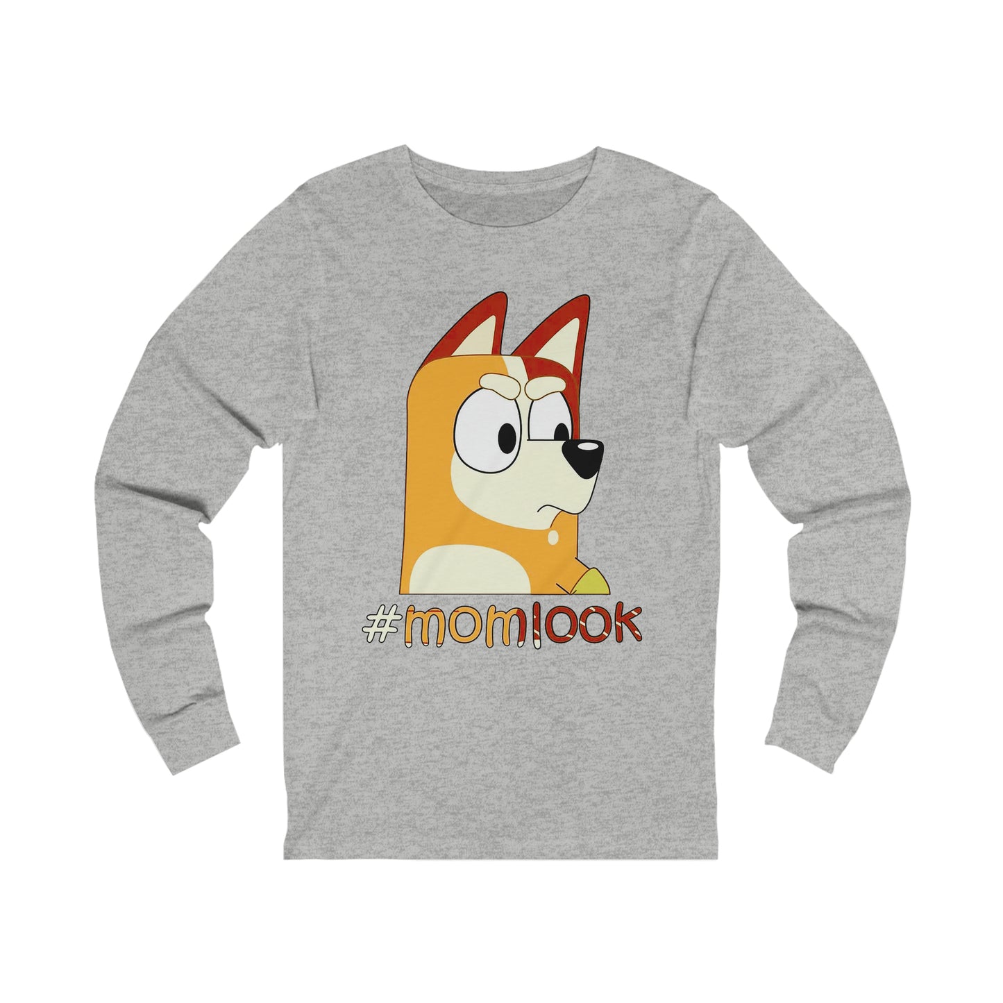 Chilli Heeler #momlook Long Sleeve Tshirt