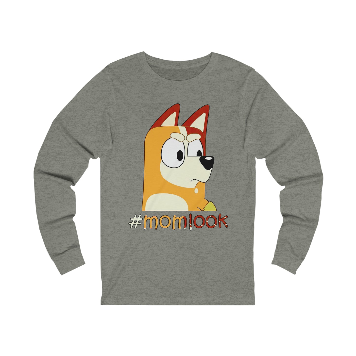 Chilli Heeler #momlook Long Sleeve Tshirt