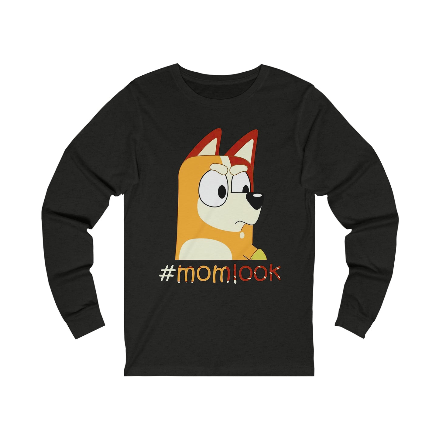 Chilli Heeler #momlook Long Sleeve Tshirt