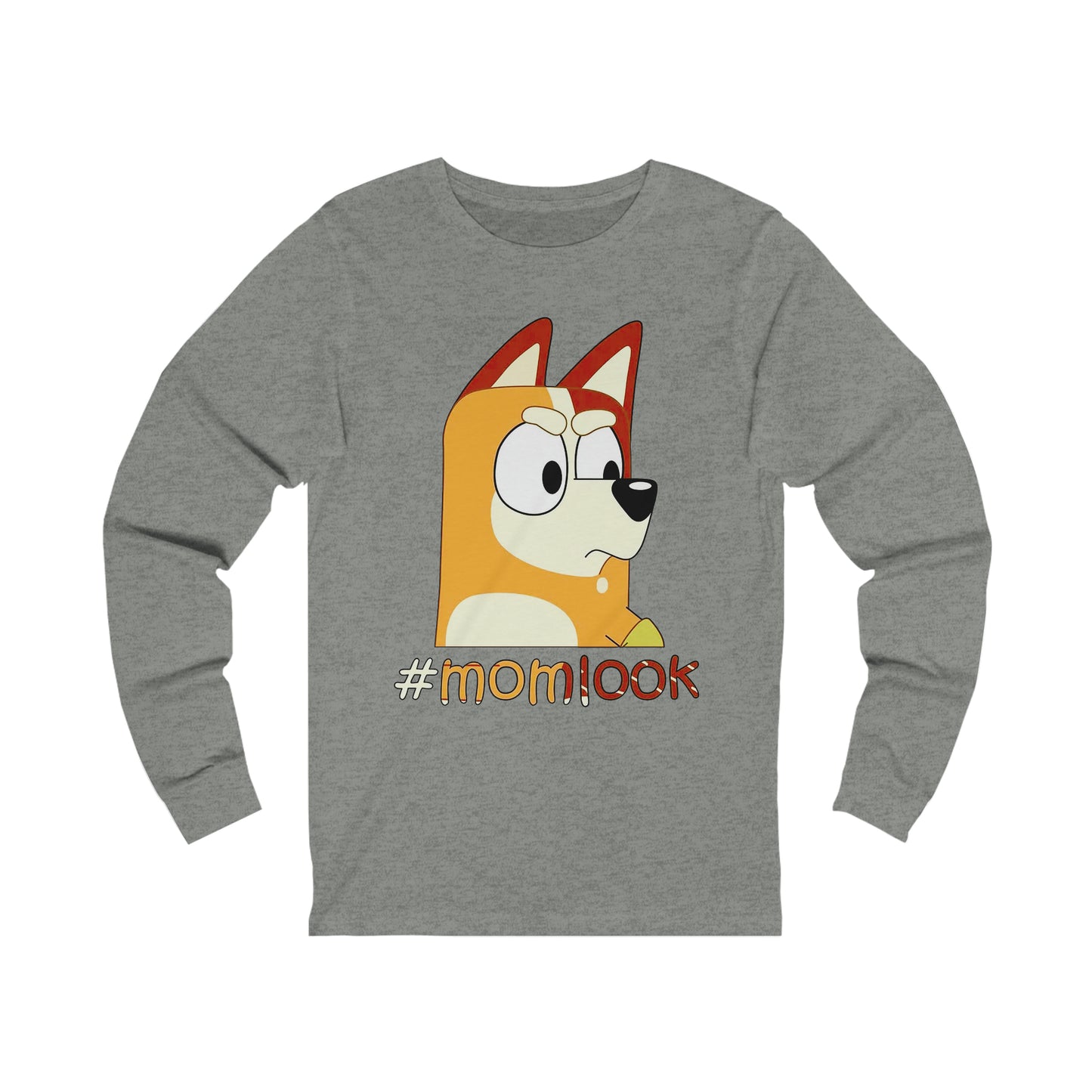 Chilli Heeler #momlook Long Sleeve Tshirt