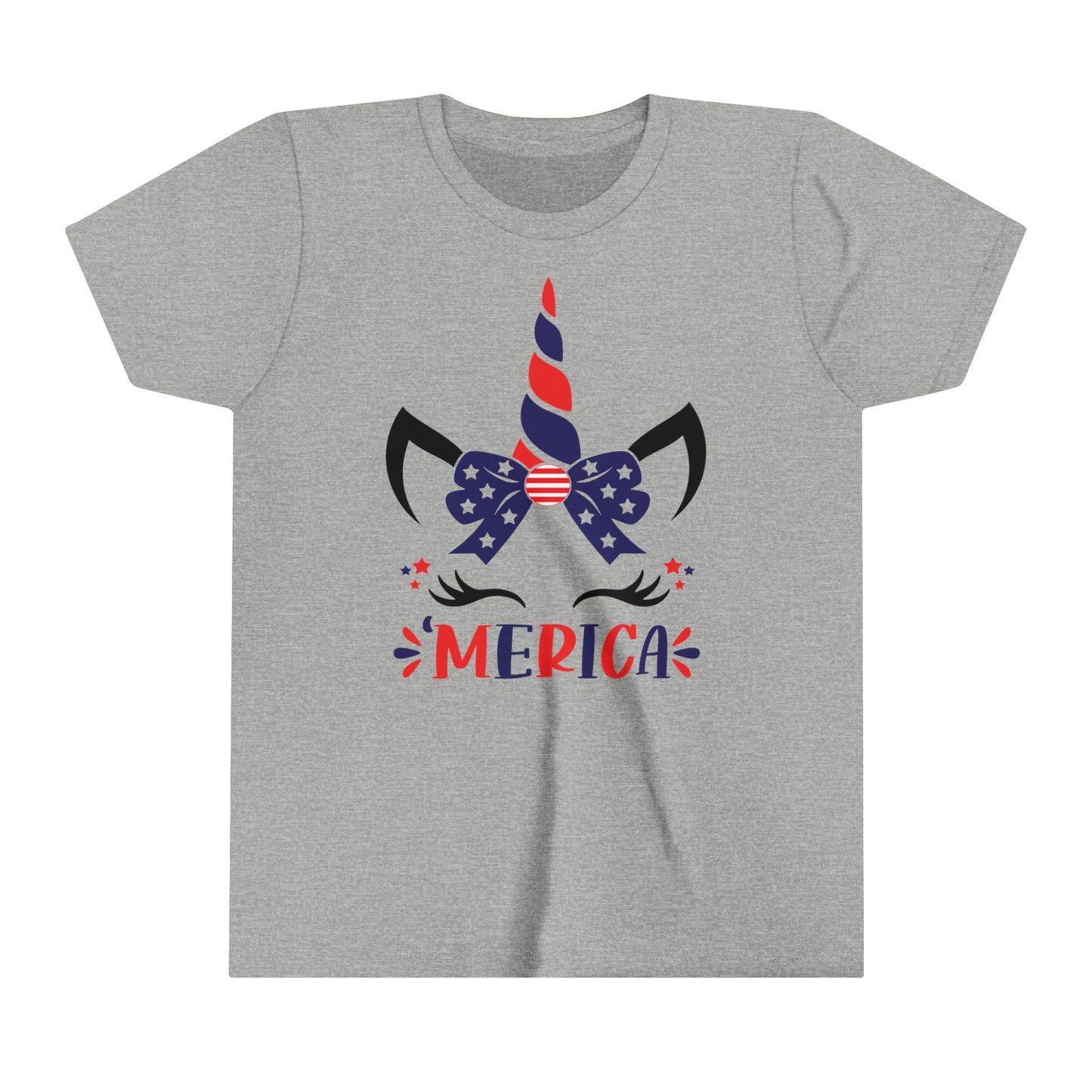Unicorn 'Merica Youth Short Sleeve Tee