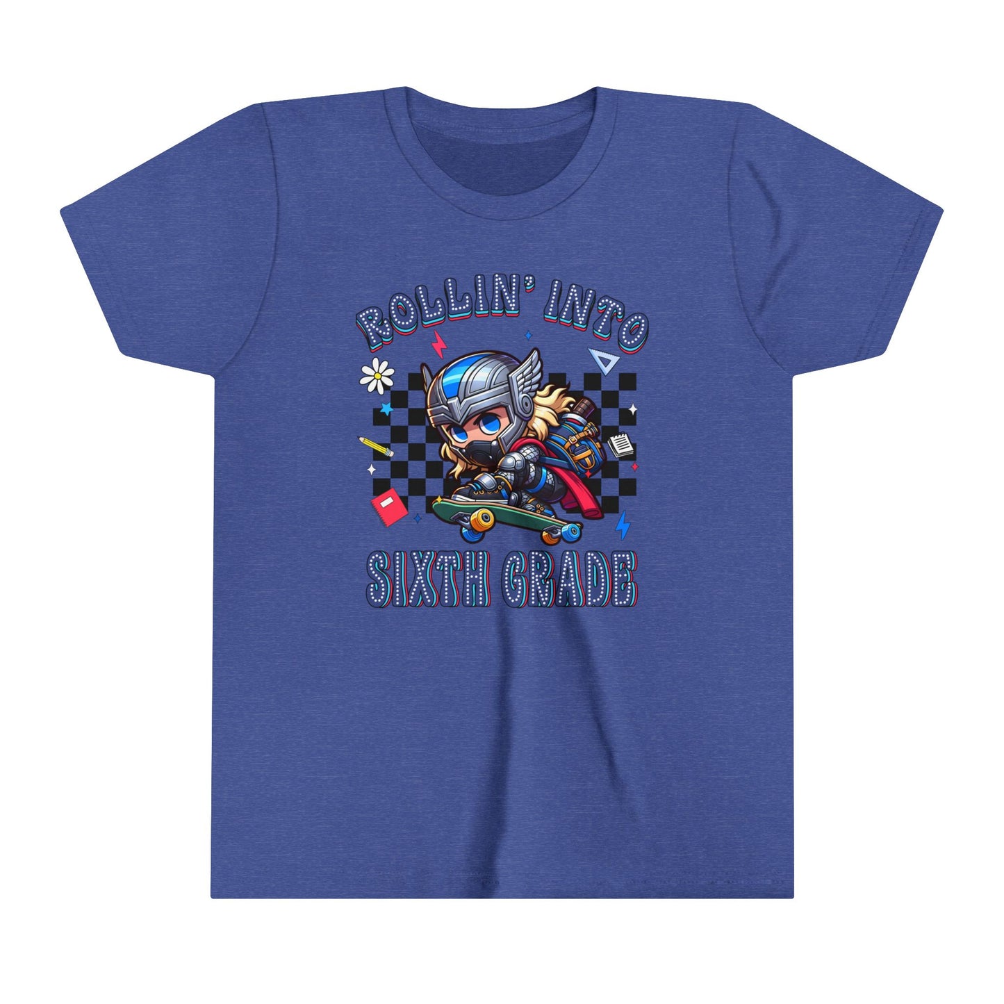 THOR - Rollin' Into 6th Grade Youth Short Sleeve Tee