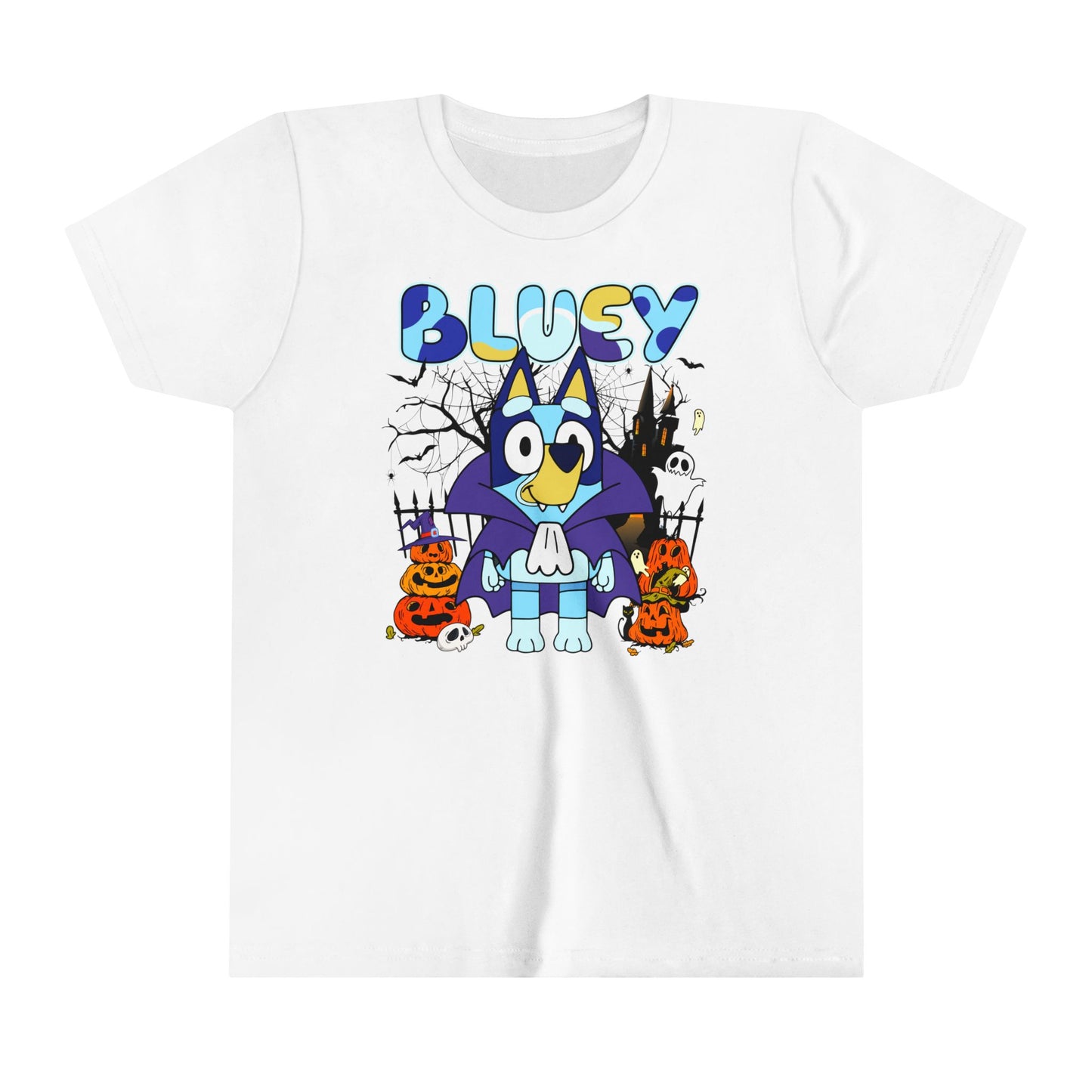Blue vampire Youth Short Sleeve Tee