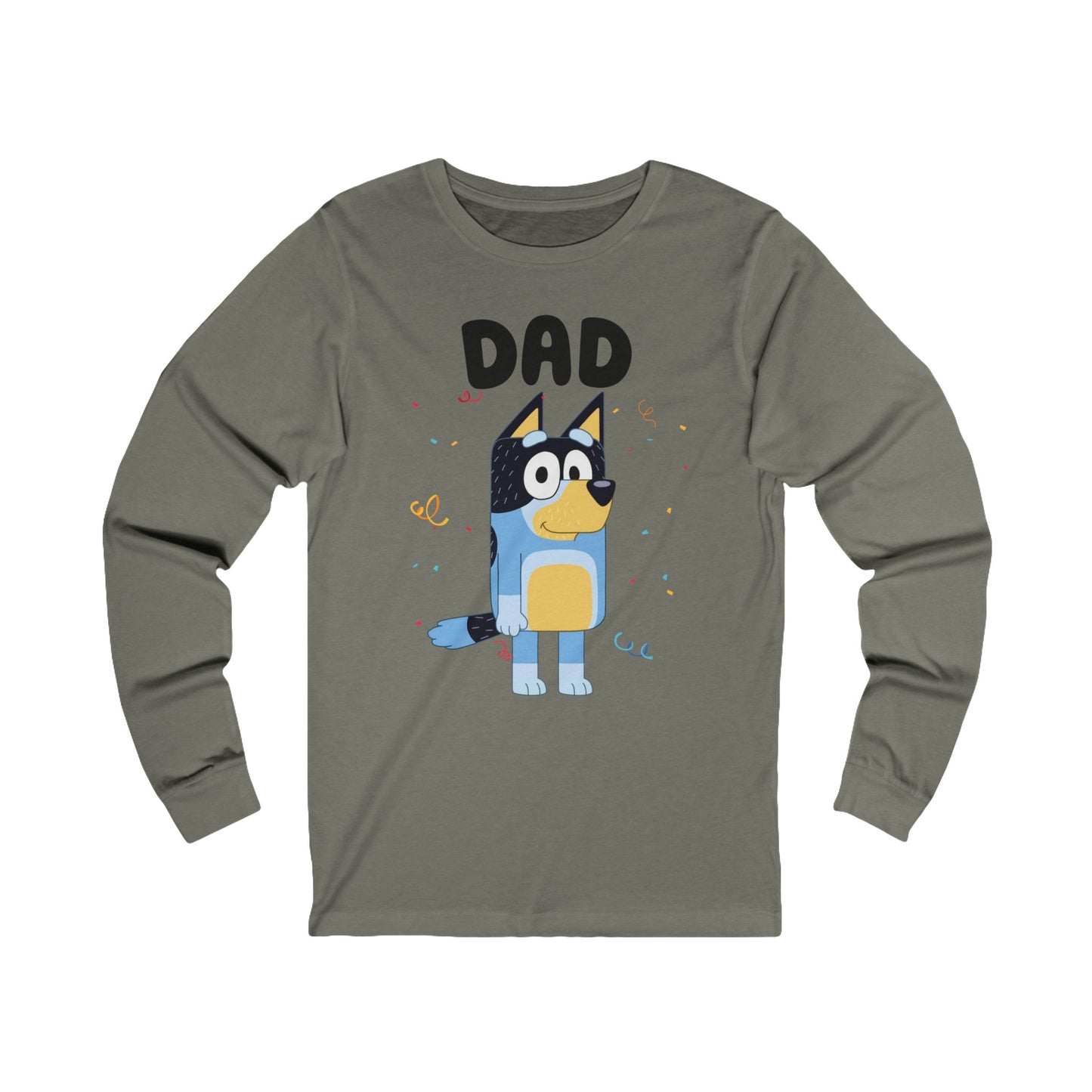 Dad Bluey Birthday Long sleeve Tshirt