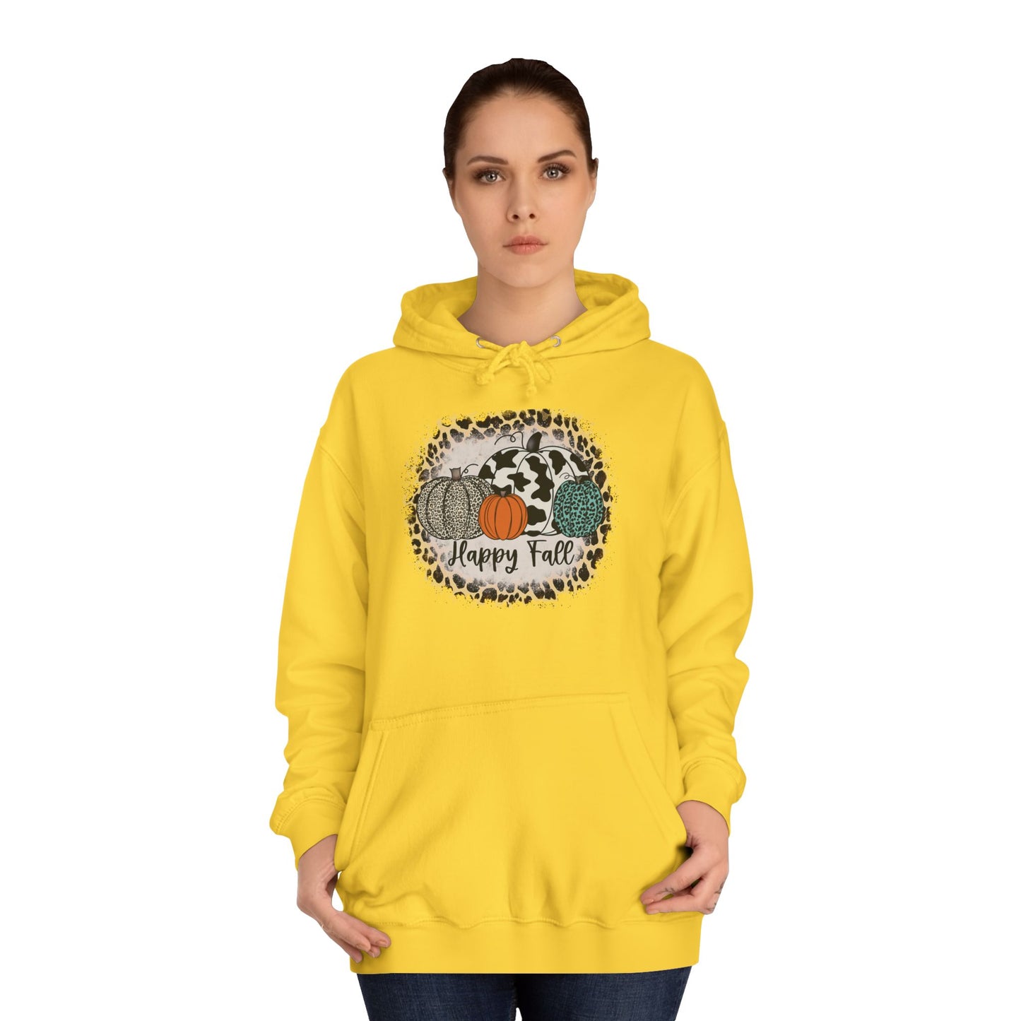 Happy Fall College Hoodie