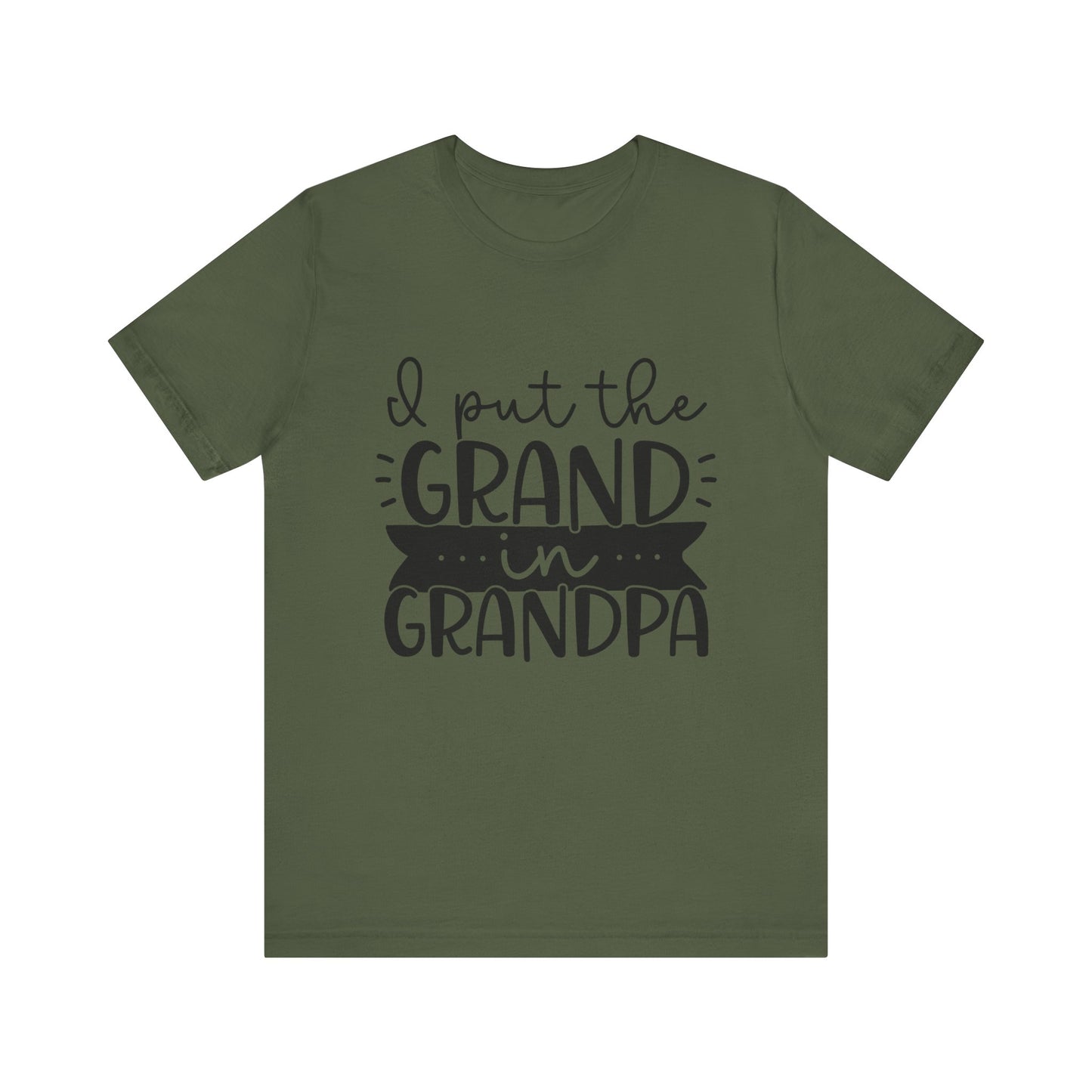 I Put the Grand in Grandpa Jersey Short Sleeve Tee