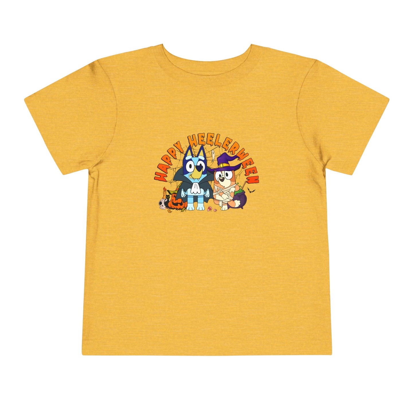 Happy HeelerweenToddler Short Sleeve Tee