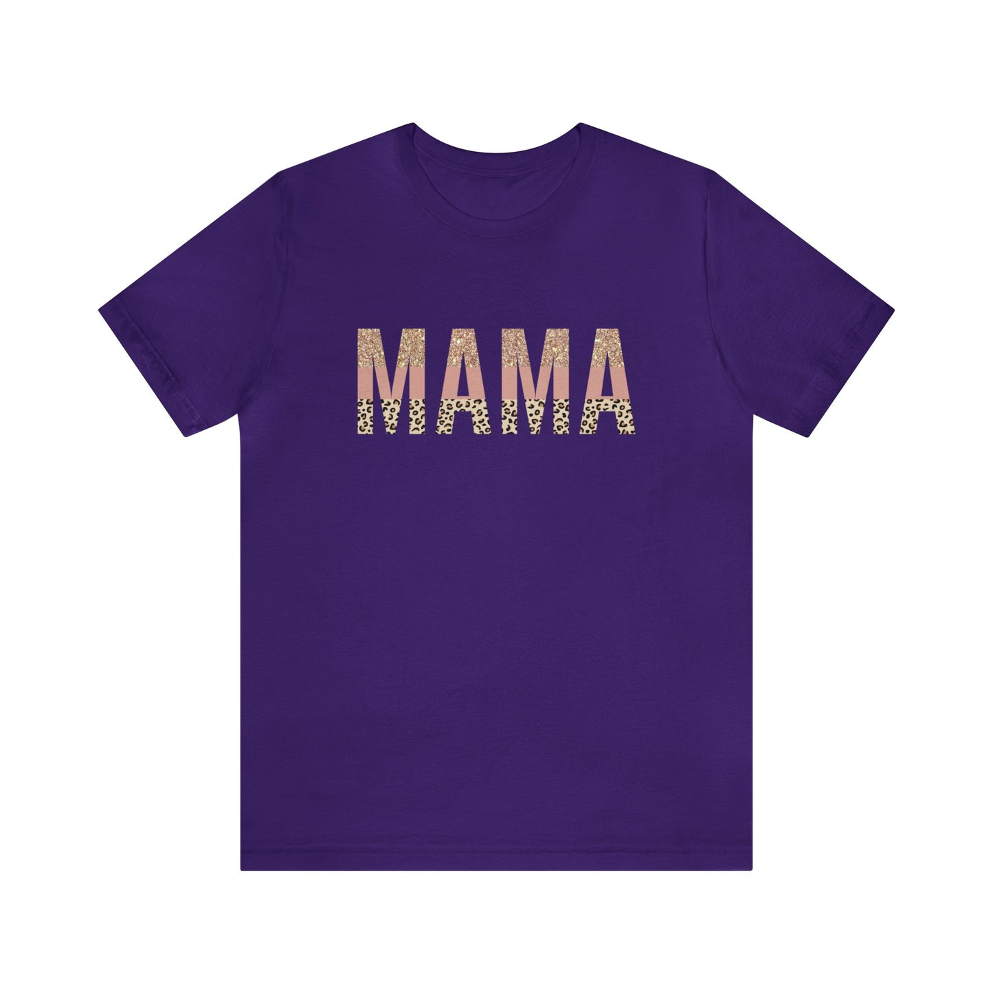 MAMA Leopard print short sleeve tshirt