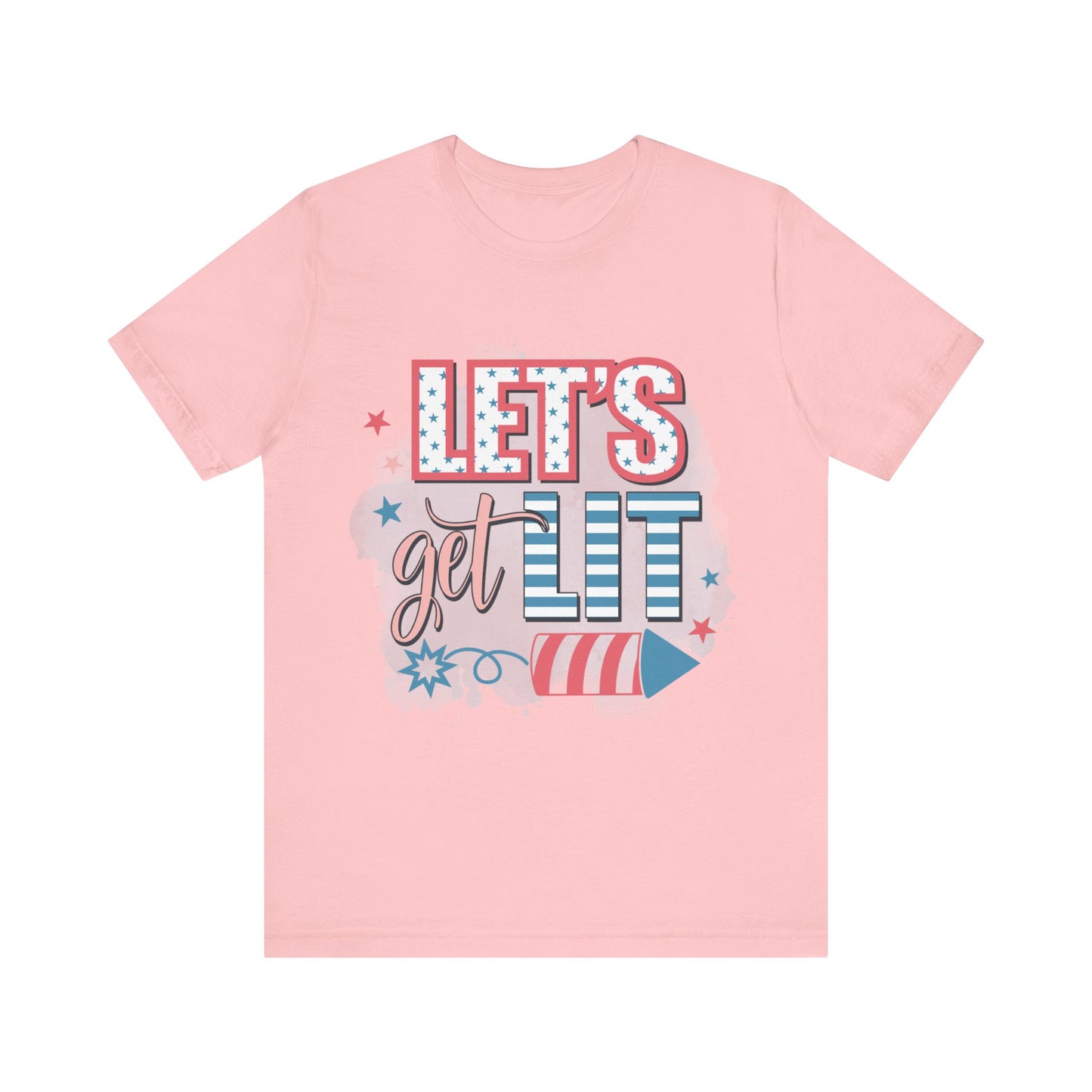 Lets Get Lit Jersey Short Sleeve Tee