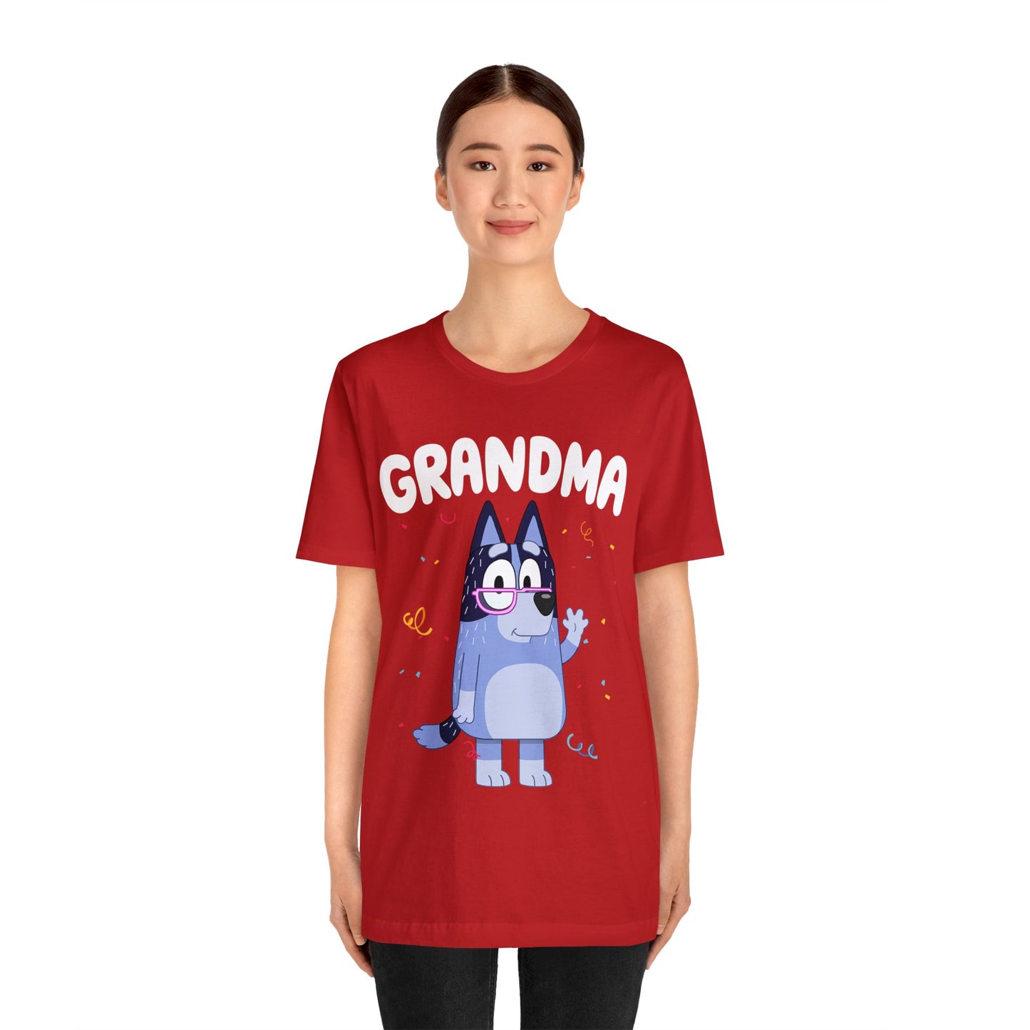 Grandma Bluey Birthday short sleeve Tshirt