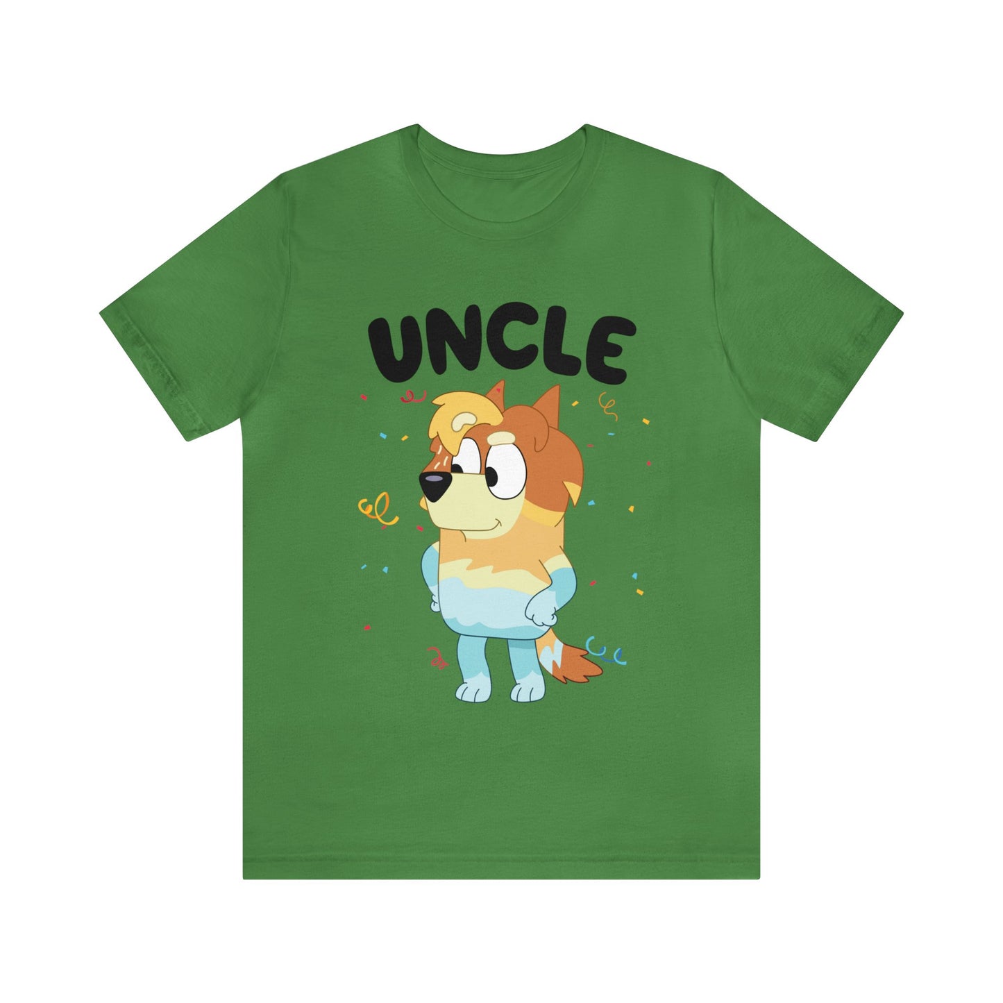 Uncle Bluey Birthday Short sleeve Tshirt