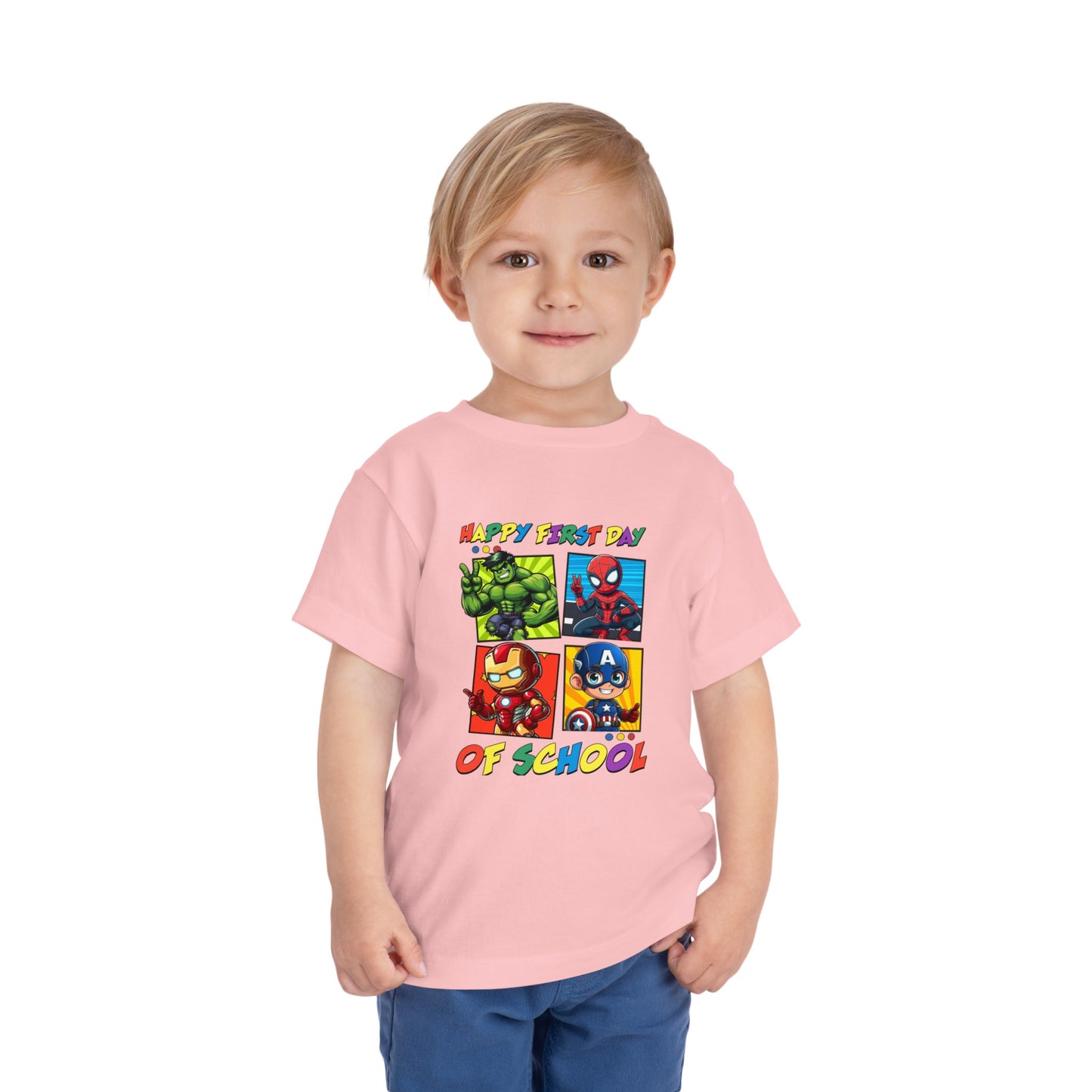 Happy First Day of School Toddler Short Sleeve Tee