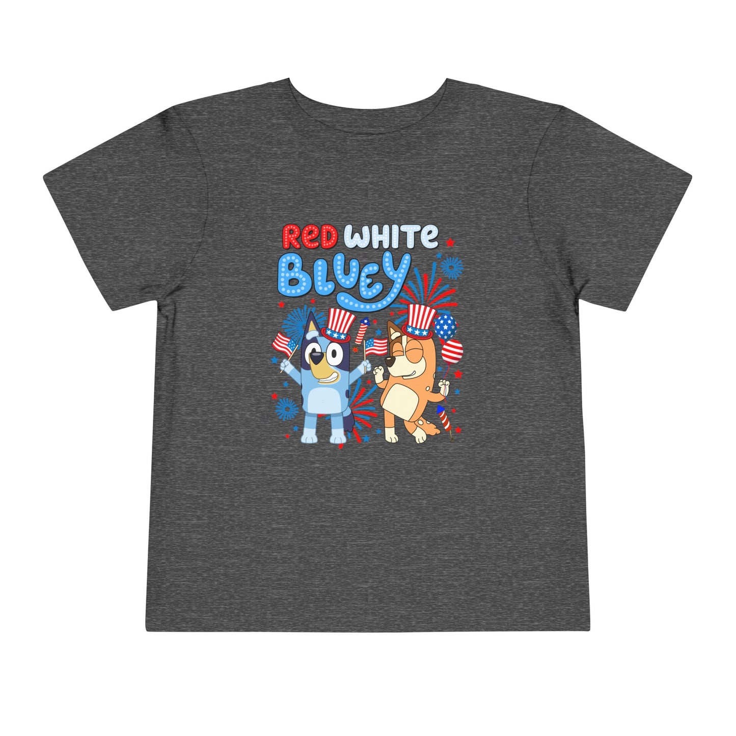 Red, White & Bluey Toddler Short Sleeve Tee