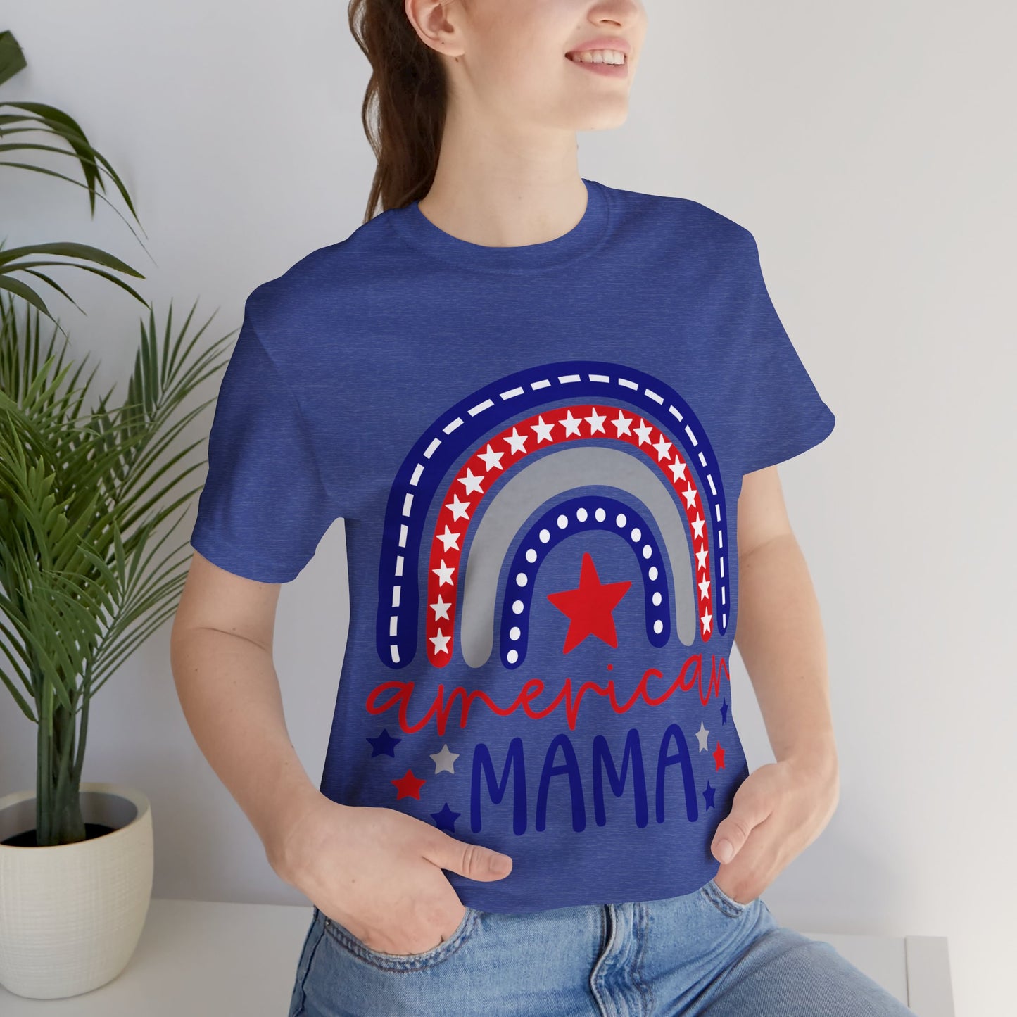 American Mama Jersey Short Sleeve Tee