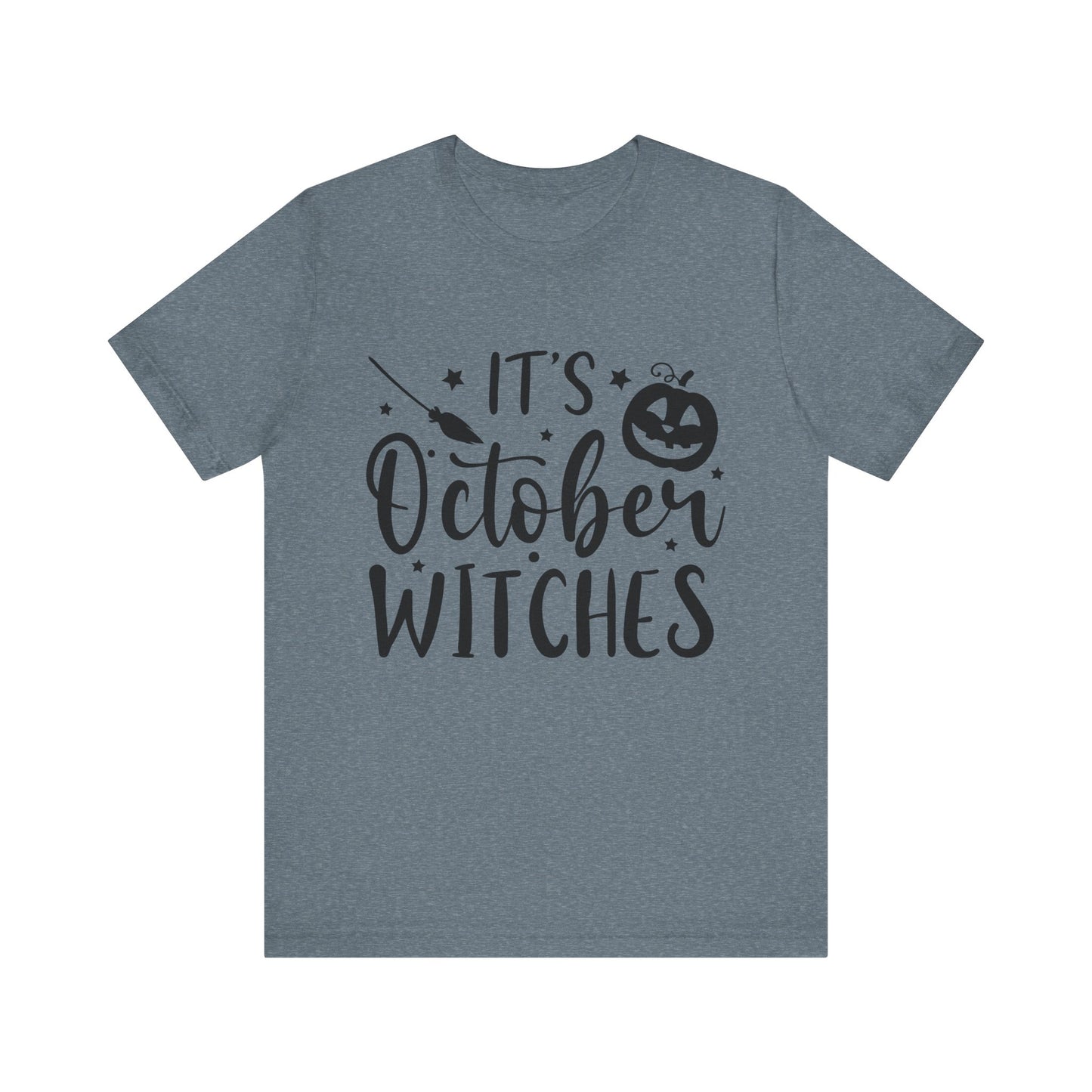 It's October Witches Jersey Short Sleeve Tee