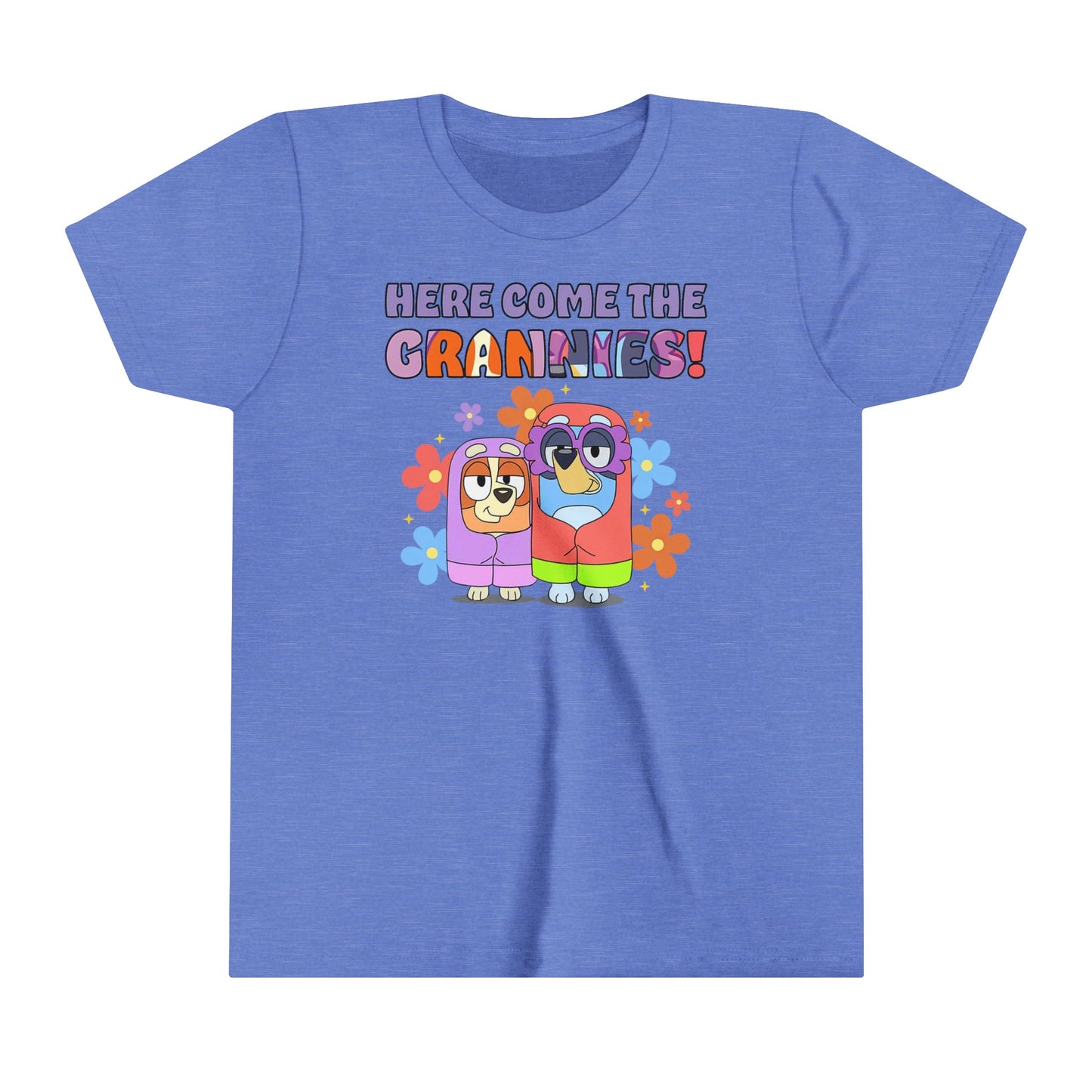 Here Come the Grannies Youth Short Sleeve Tshirt