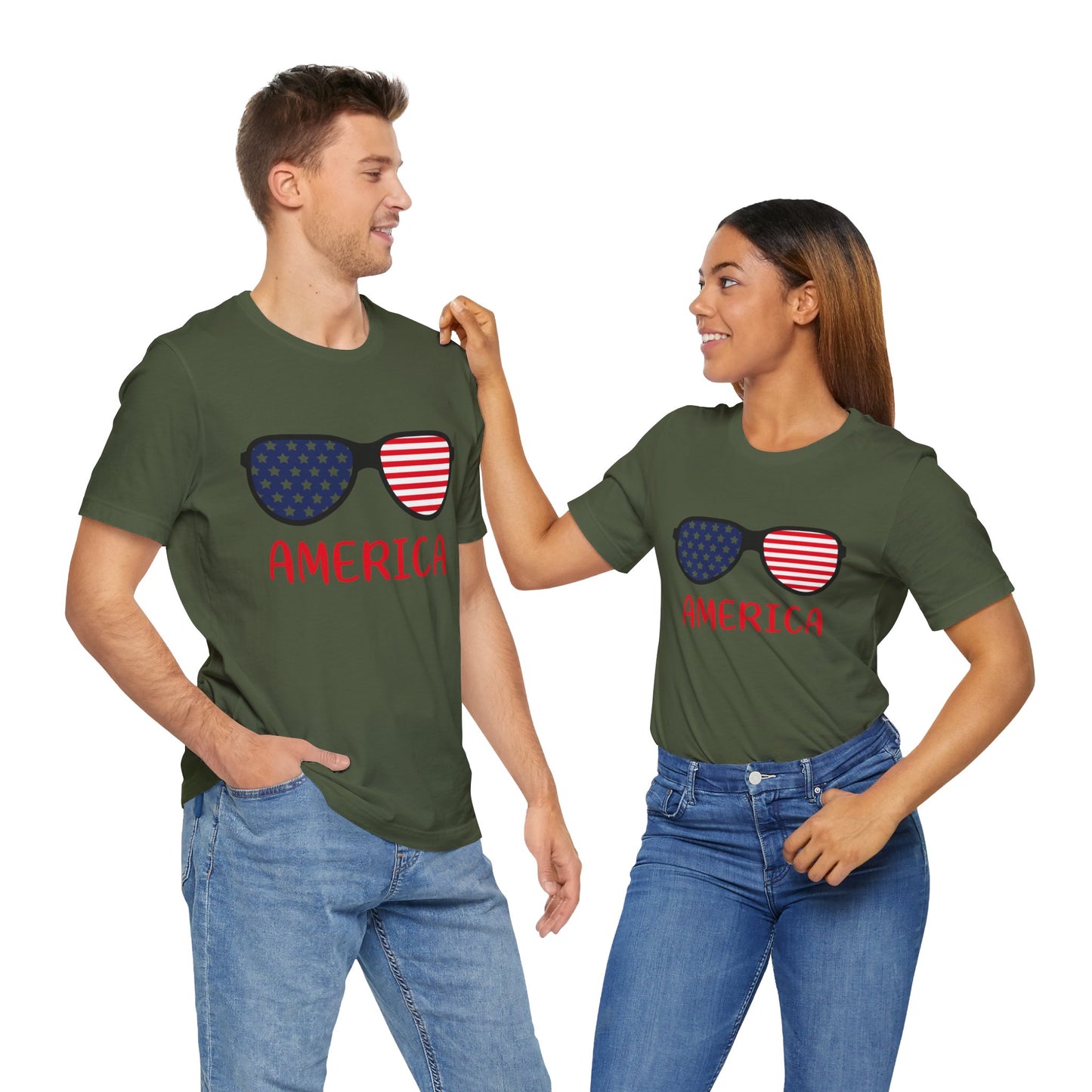 America Jersey Short Sleeve Tee