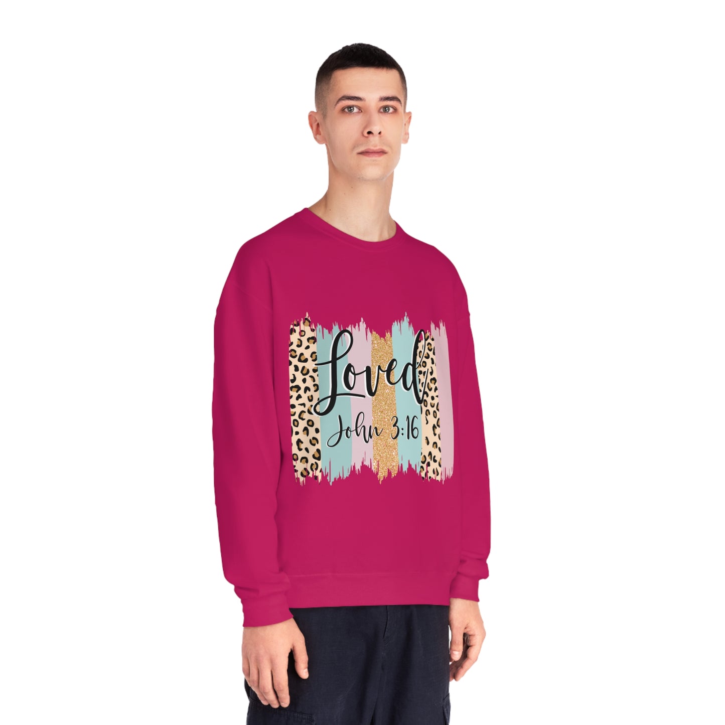 Loved John 3:16 Crewneck Sweatshirt