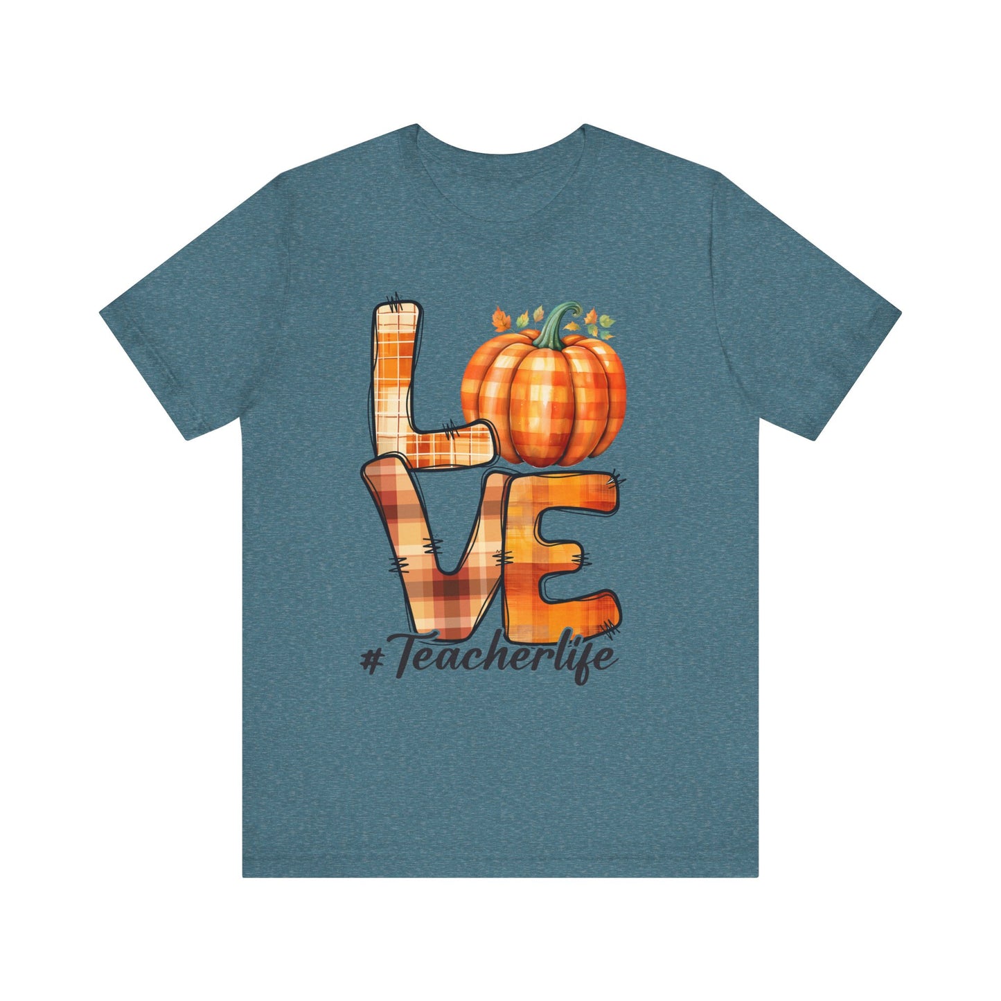 LOVE Teacher Life Jersey Short Sleeve Tee